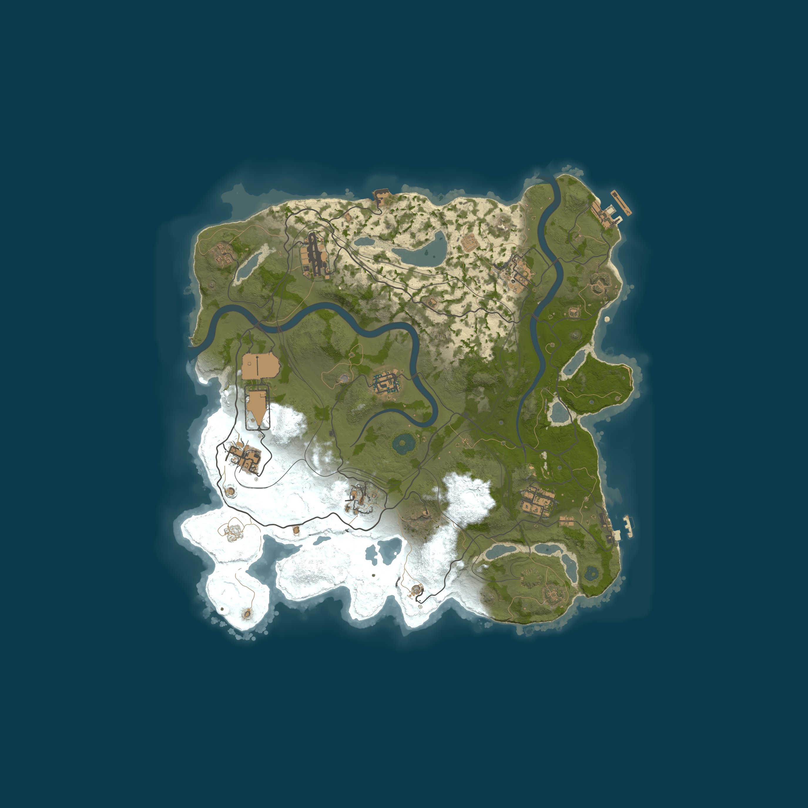 Map for A Rust Server