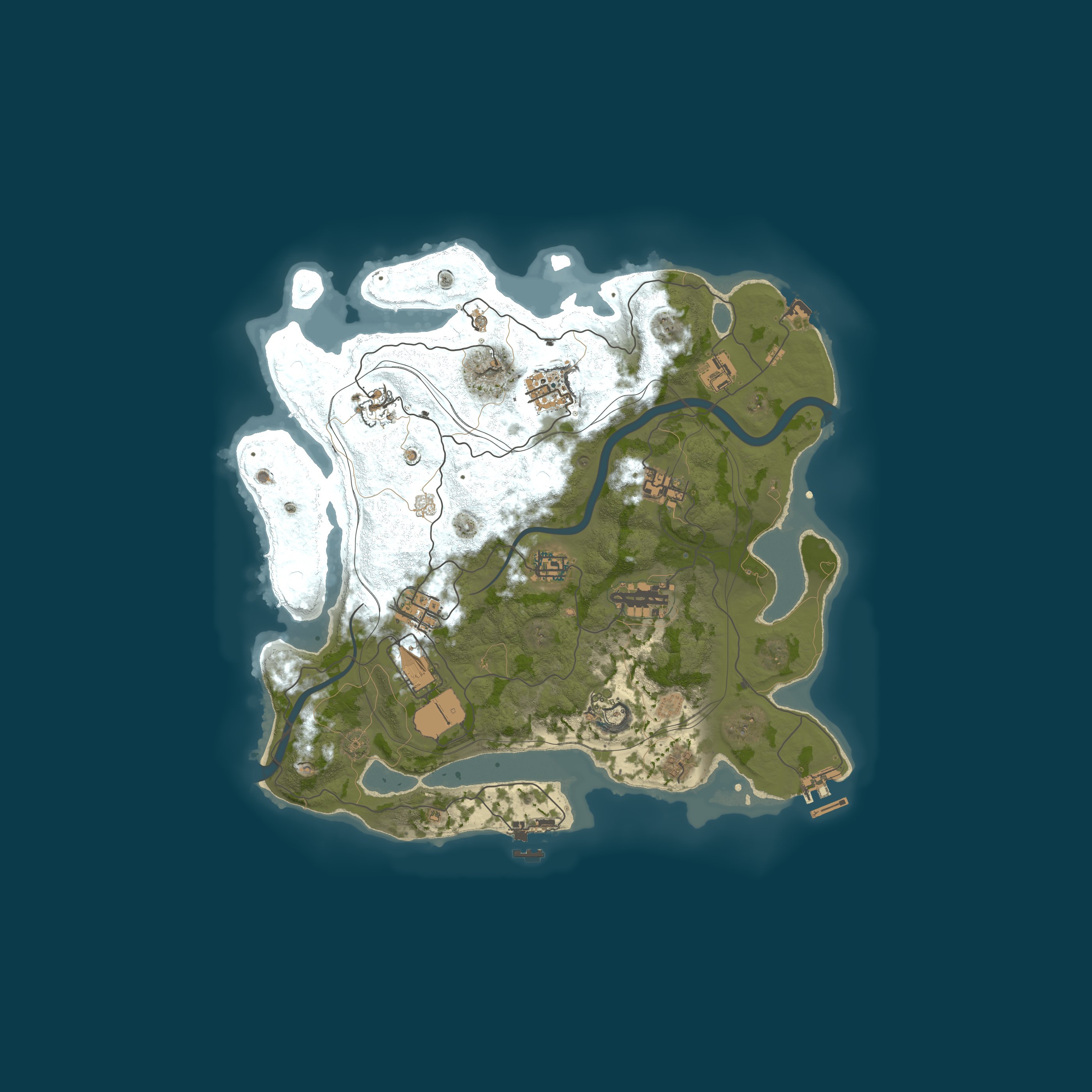 Rust map 3600/1337