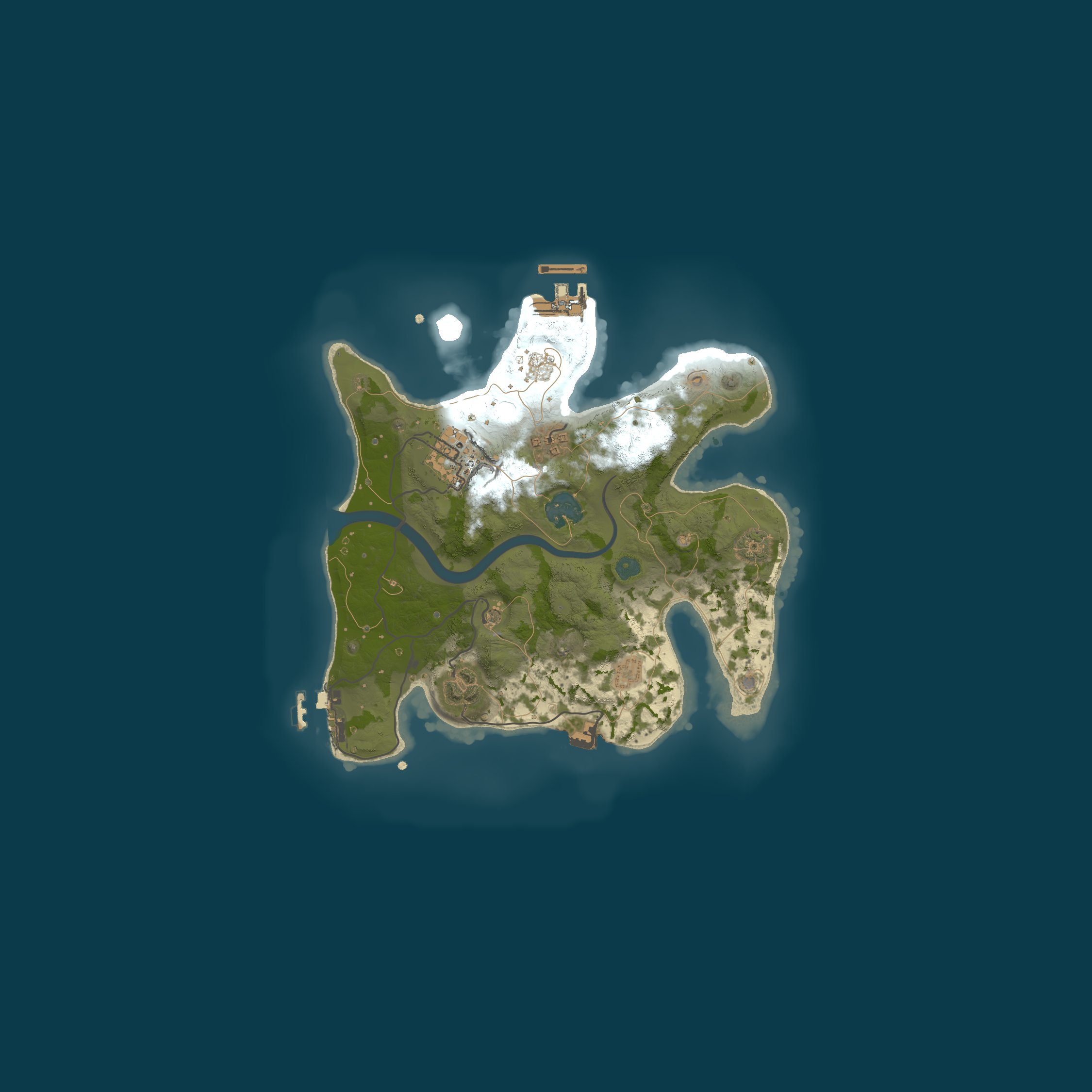 Map for A Rust Server