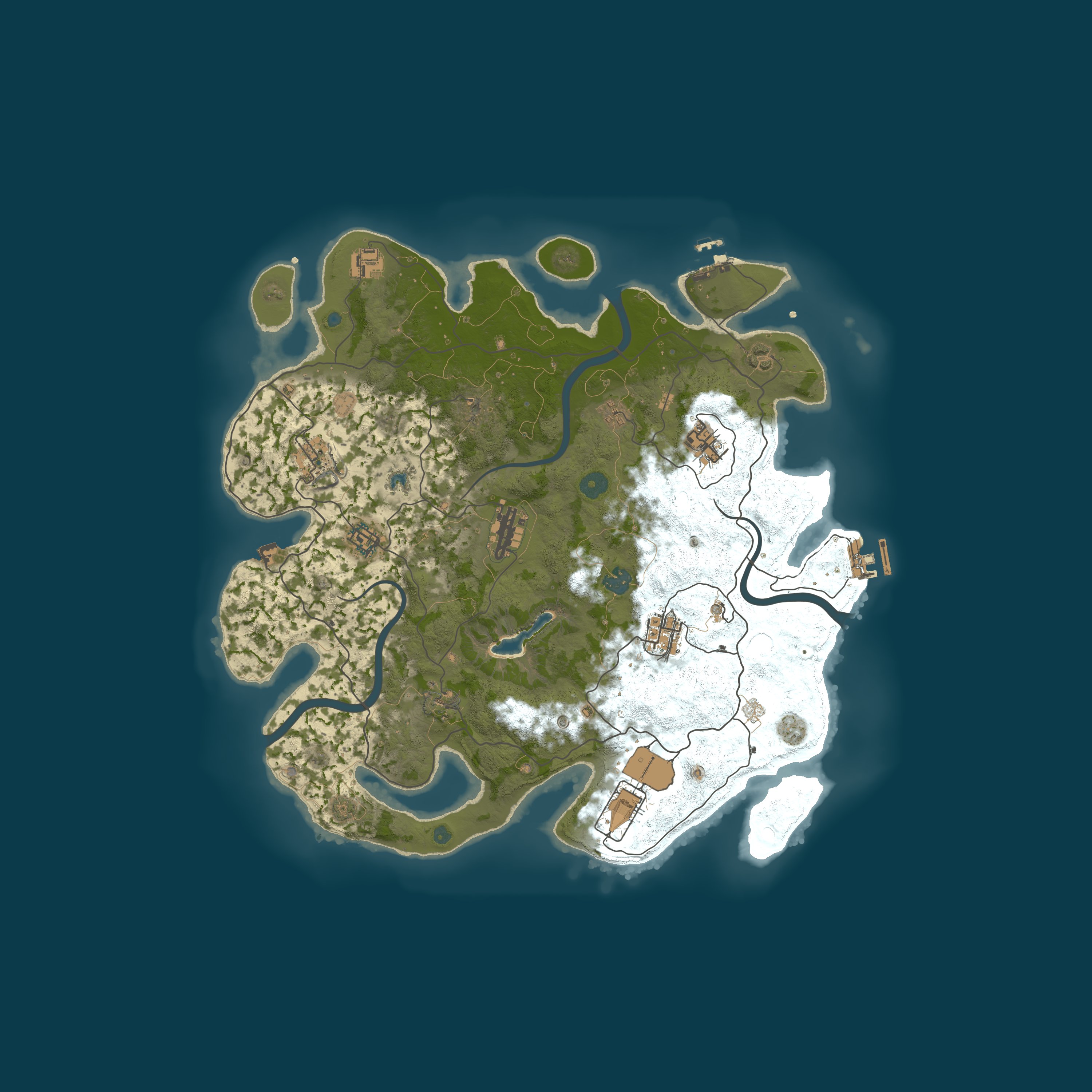 Map for CobaltCove.io PvE x1 | Skills | Bots | Raid Bases | Quests