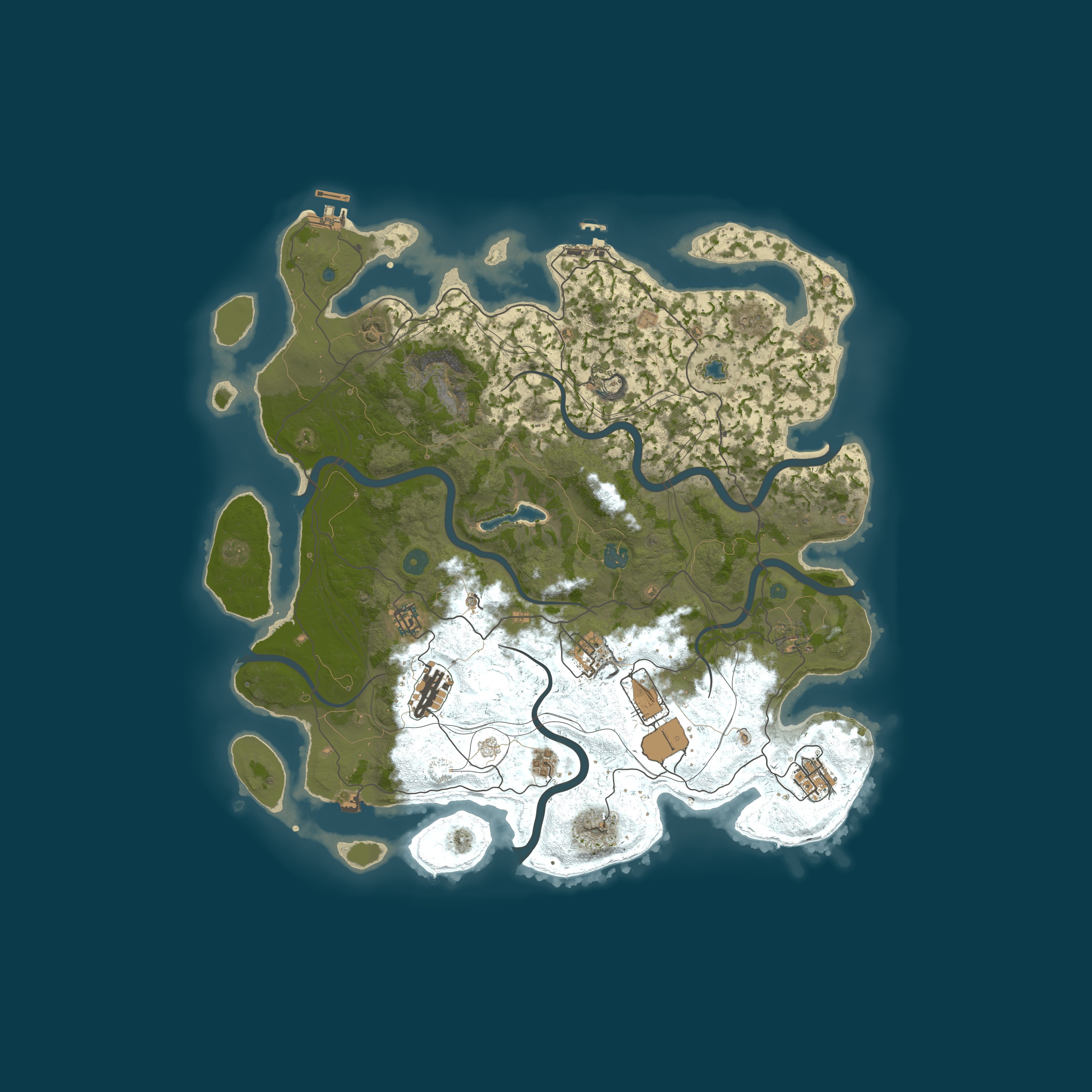 Map for TUNDRA RUST | 2X | ДЛЯ НОВИЧКОВ | AI-ЧАТ