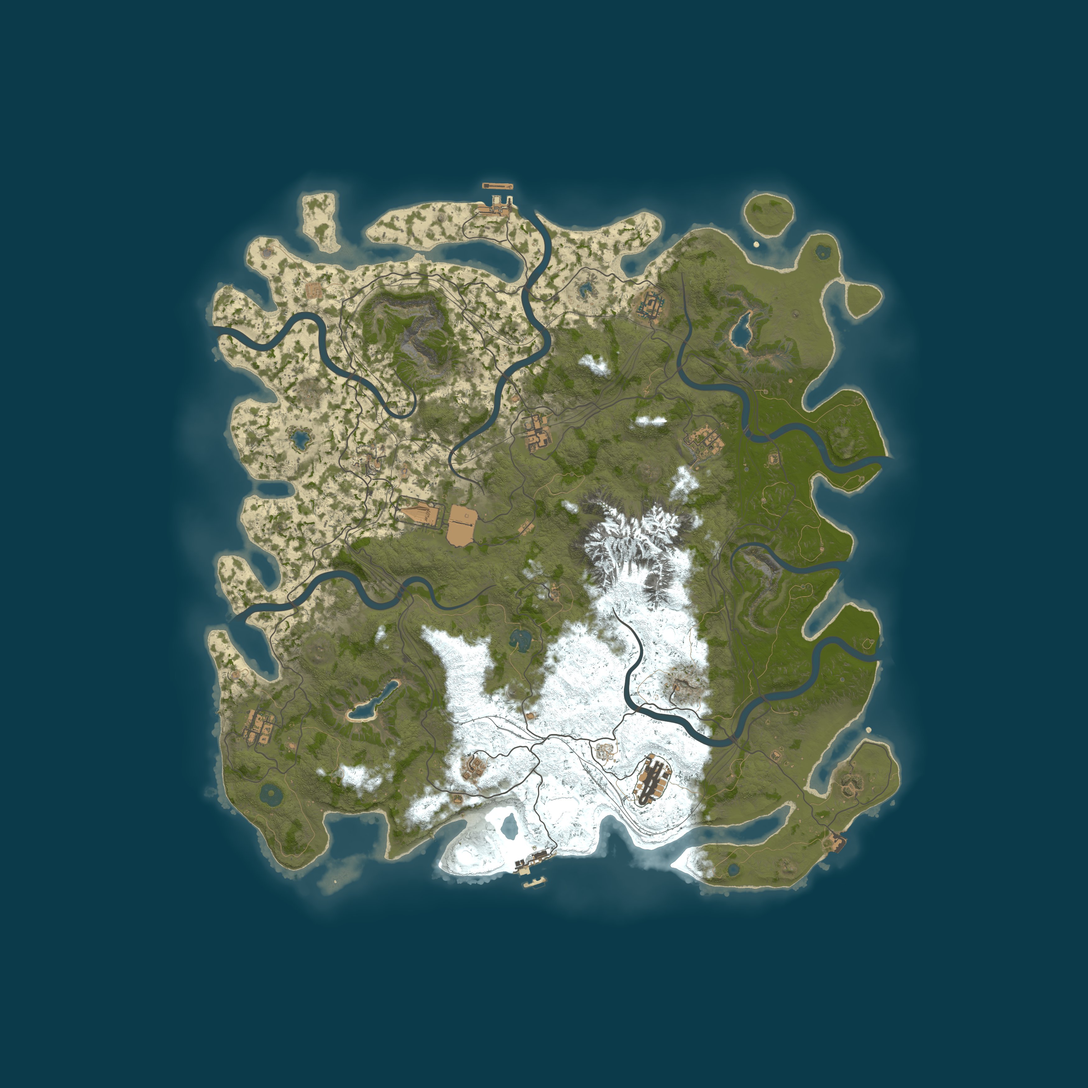 Map for [FIN] Hyvinkaa Primitive Survival