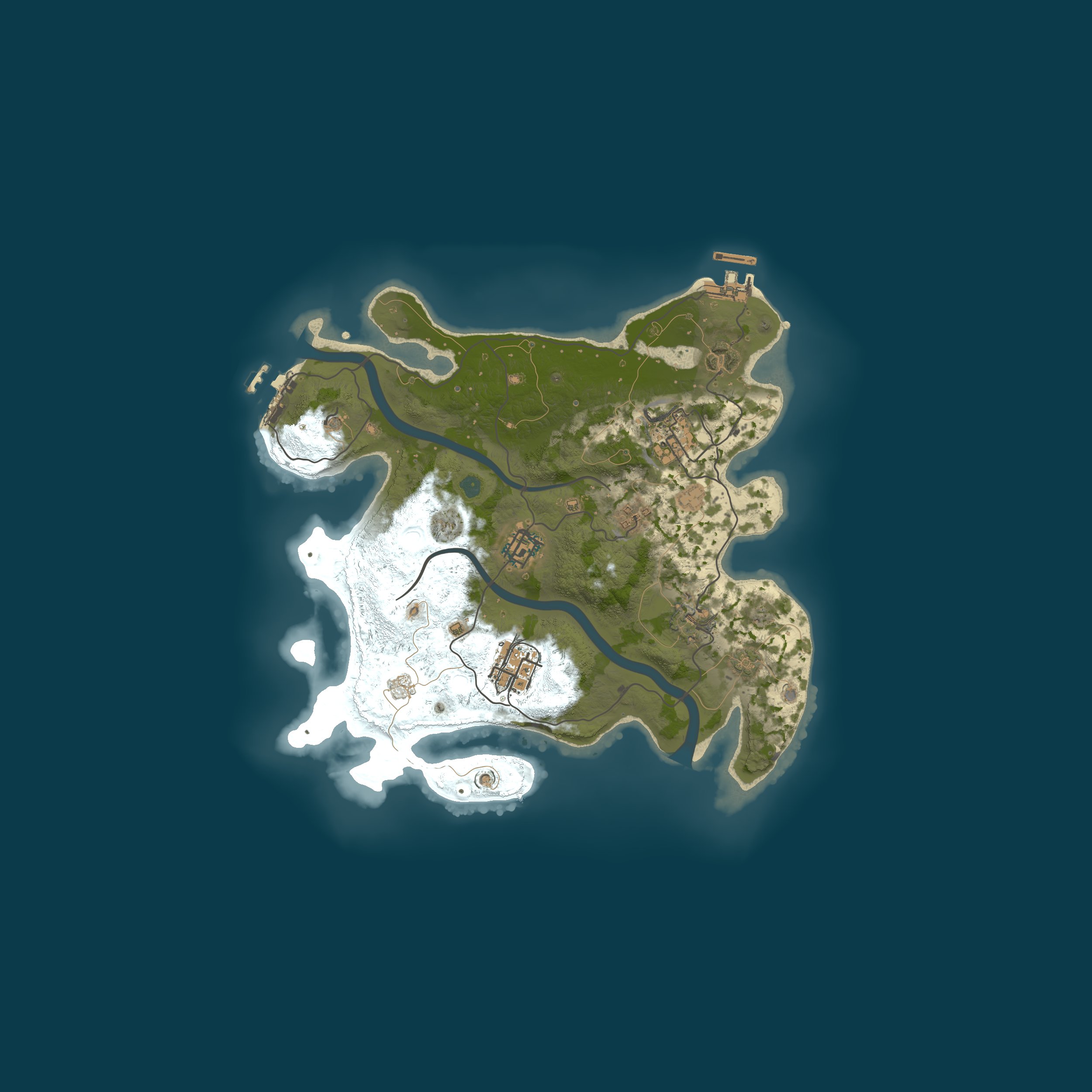 Map for [EU] UNITED 3x Solo/Duo/Trio/Quad | Kits | TP | Loot+ |