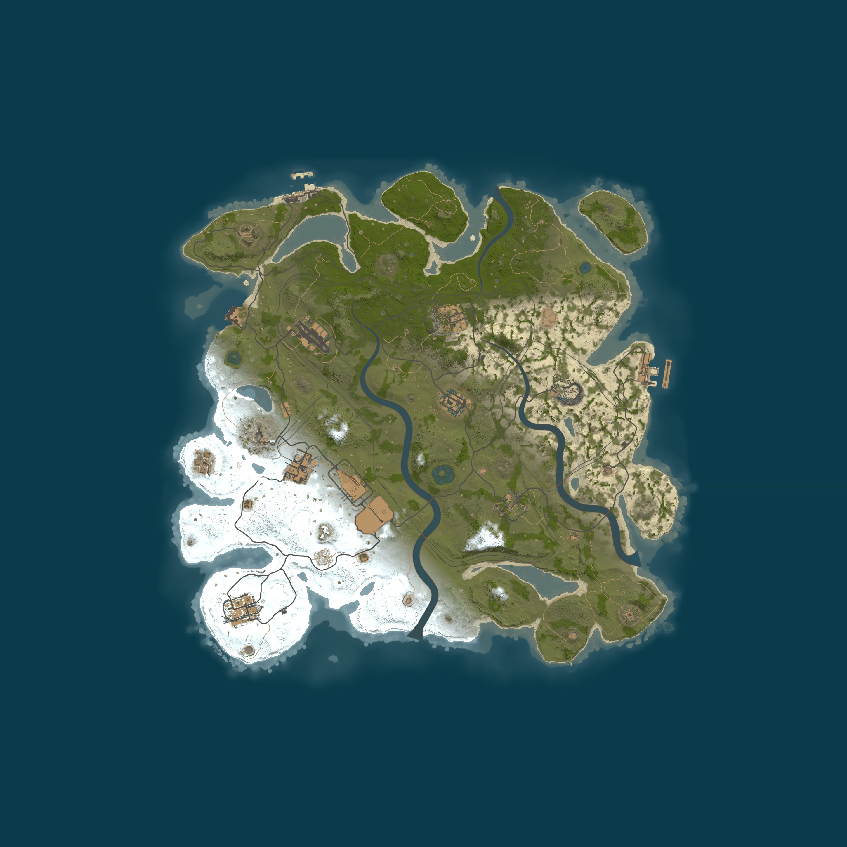 Map for Crossfaded Gaming 3x|OfflineProtection|Casual|RaidableBases|Eco