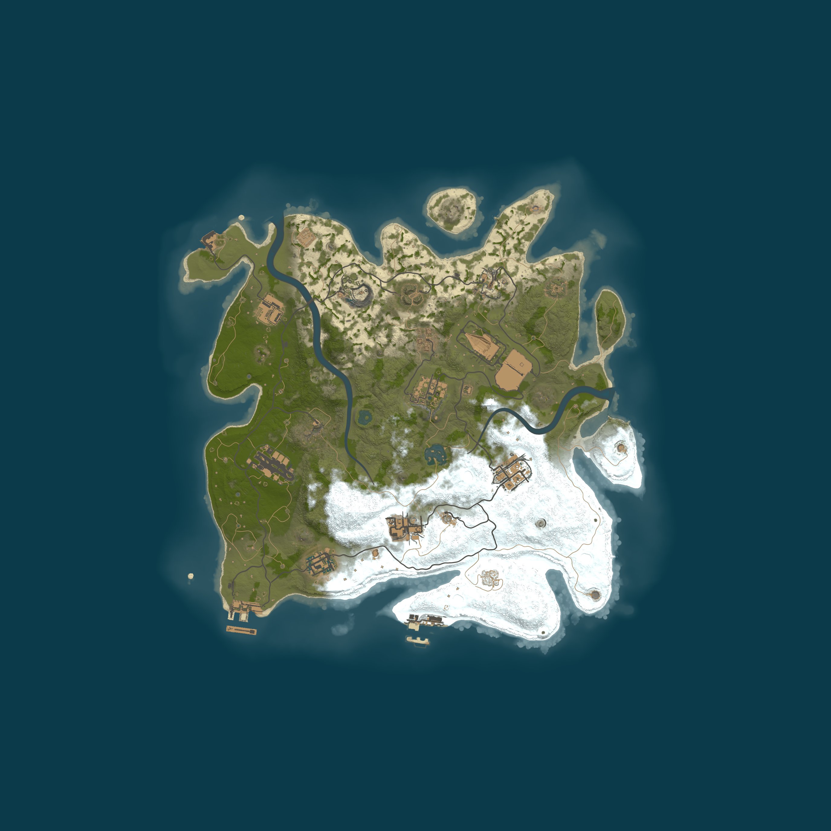 Map for RUSTX [x10 SOLO | MAX 1 | Loot+ | Skins] WIPE 12.08