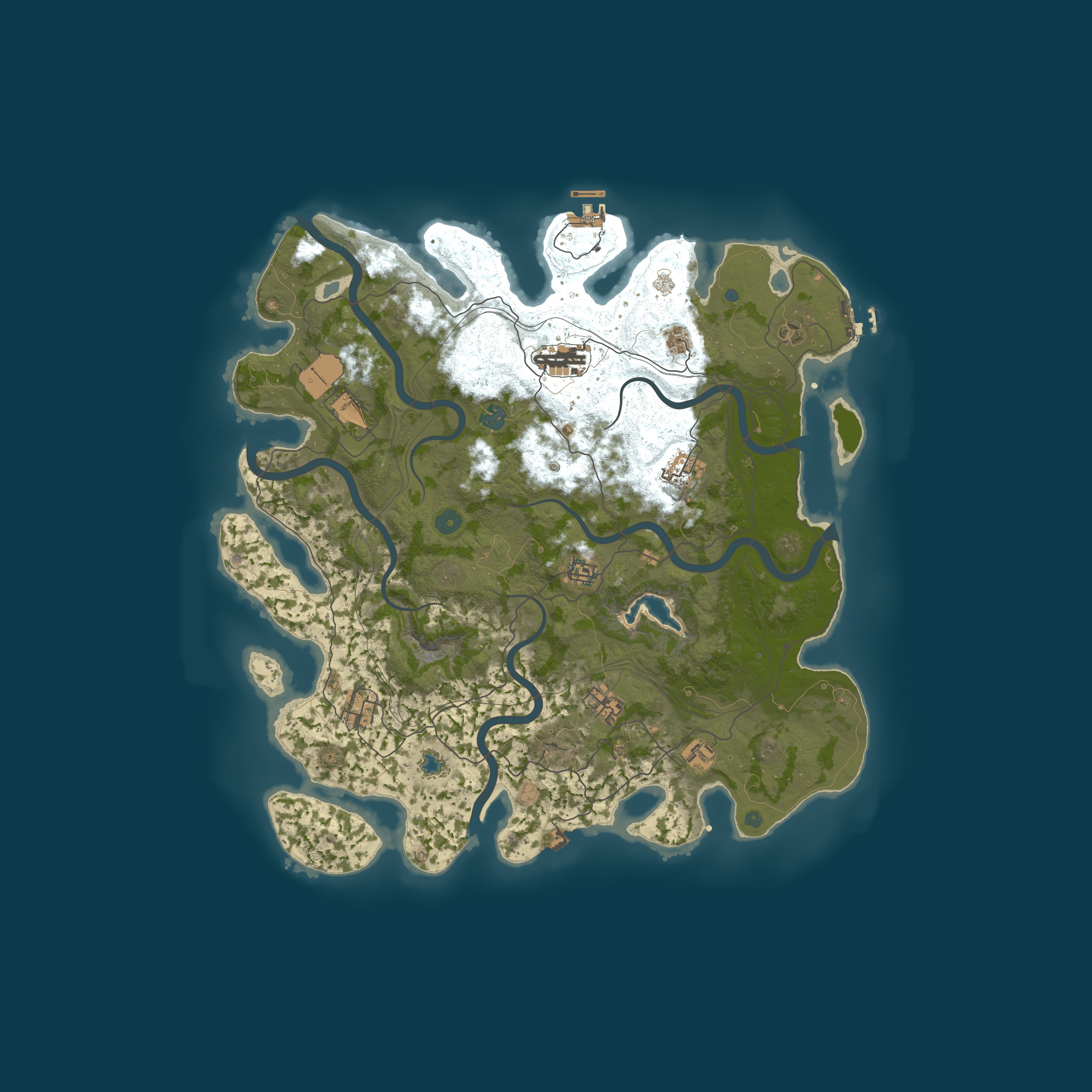 Map for S.T.A.L.K.E.R #1 team of 3 people|X3-X4|kits|remove|trade|setho