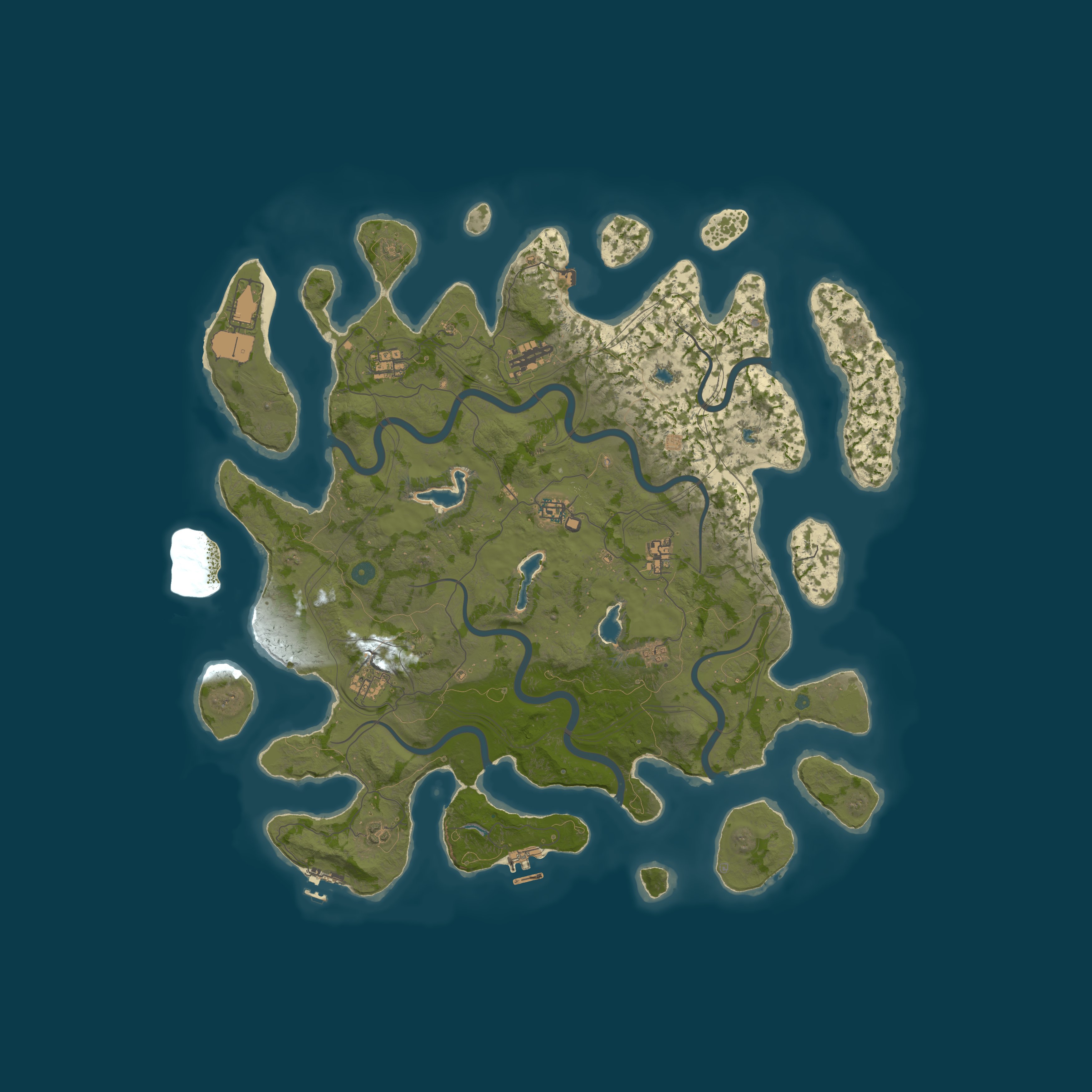 Map for Kempland [US] PVE-PVP-Raidable Bases-4X-NoBpWipes-Boat Frendly 