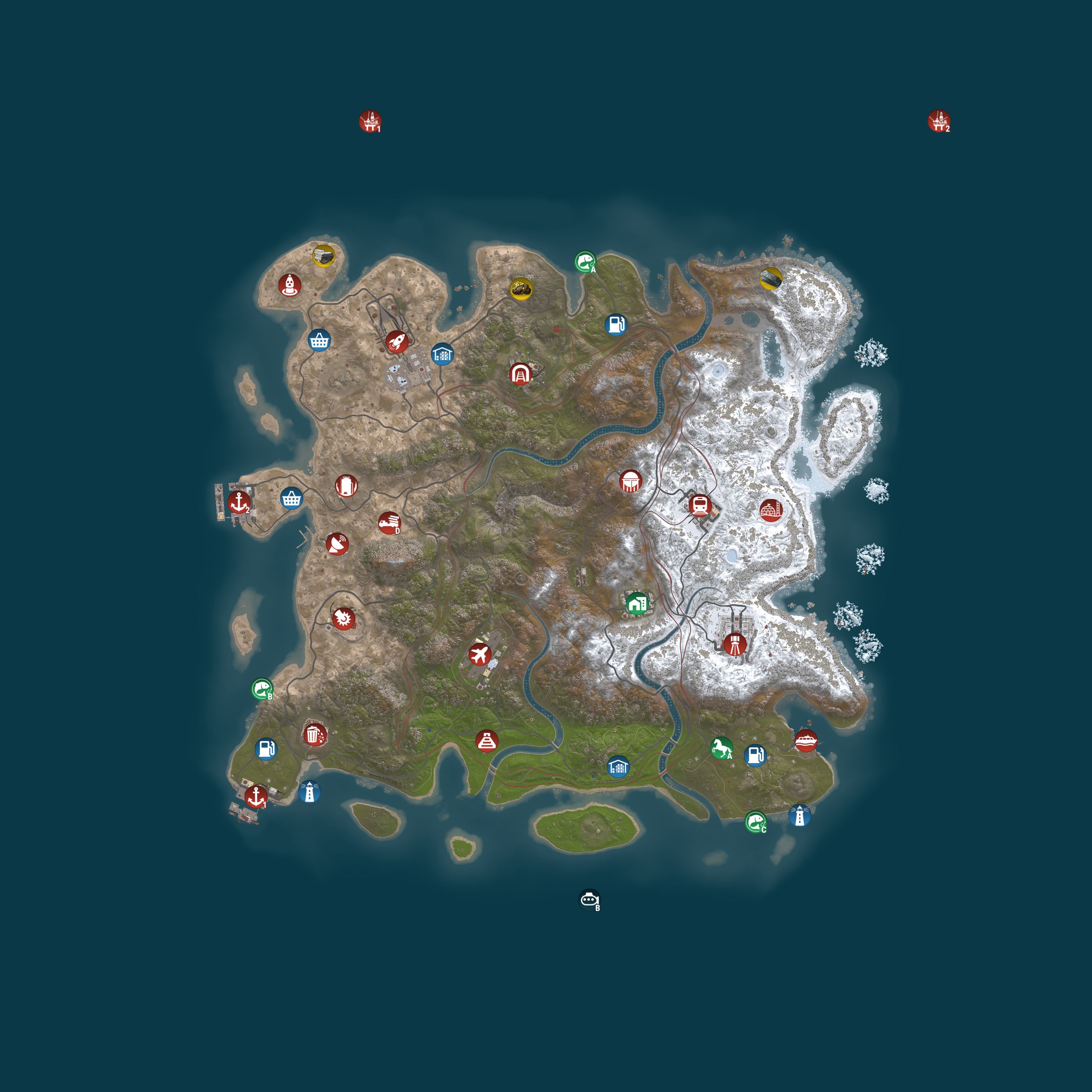 Map for Magic Rust #17 — Modded 2x (Solo/Duo) | Pyccкий