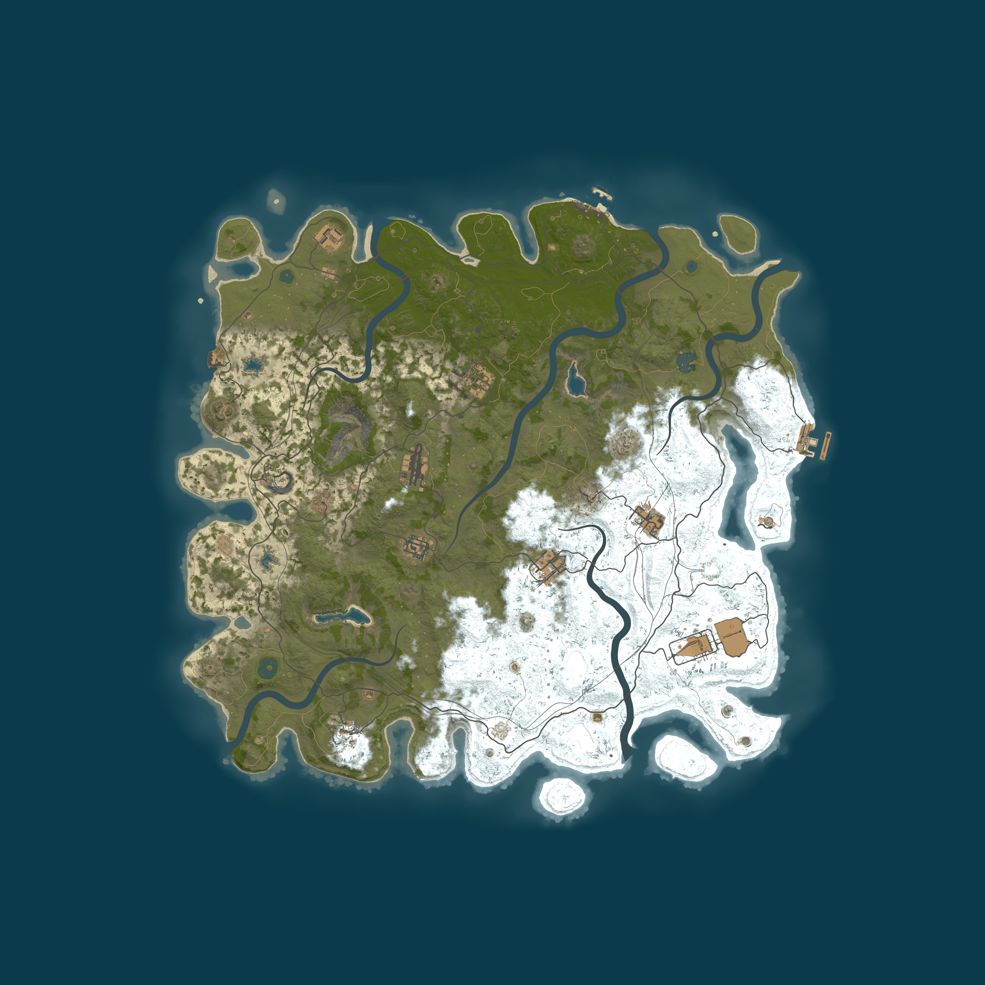Procedural Map, size 4800, seed 1713629052