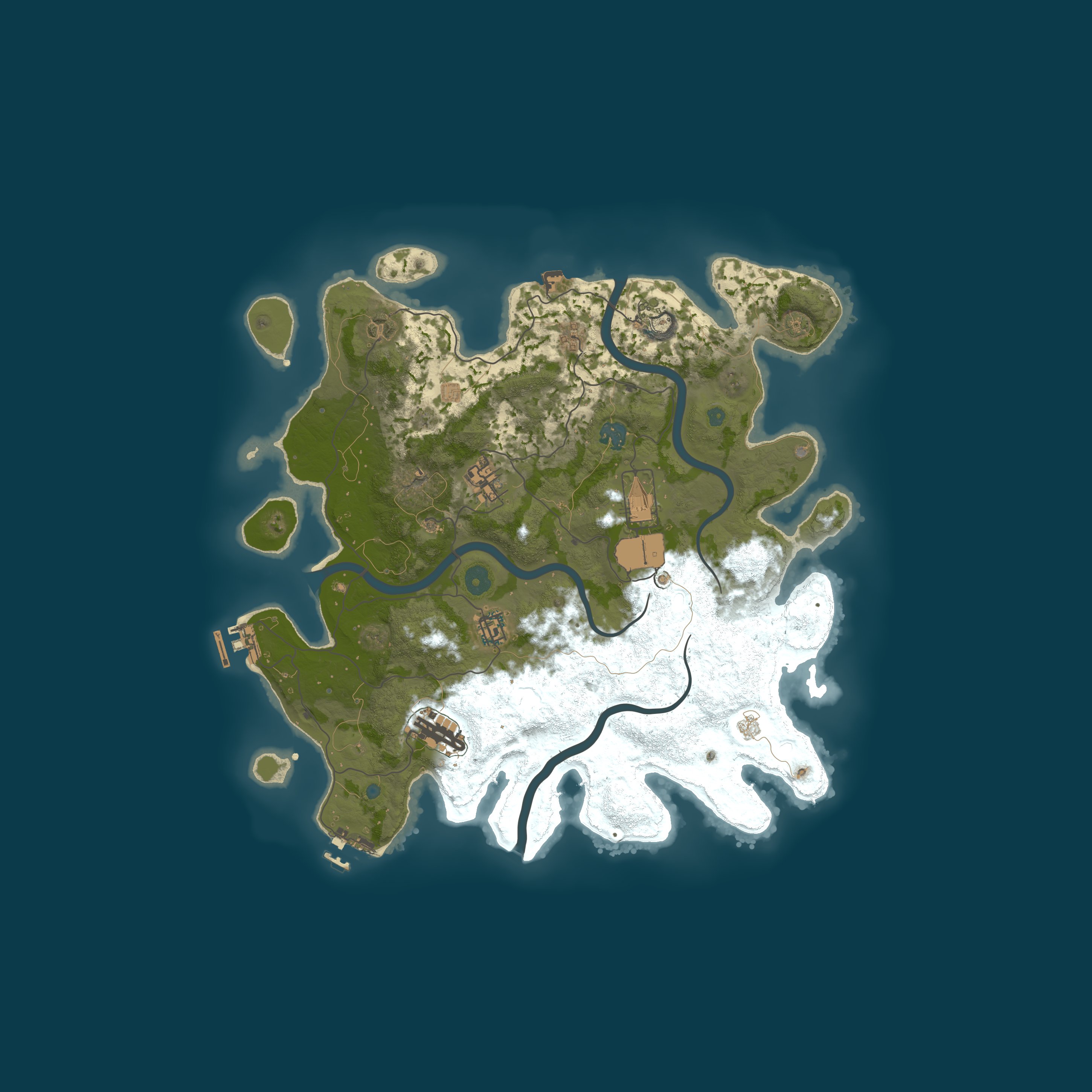 Map for [US] Badlands 2X Monthly Small - 50% Upkeep