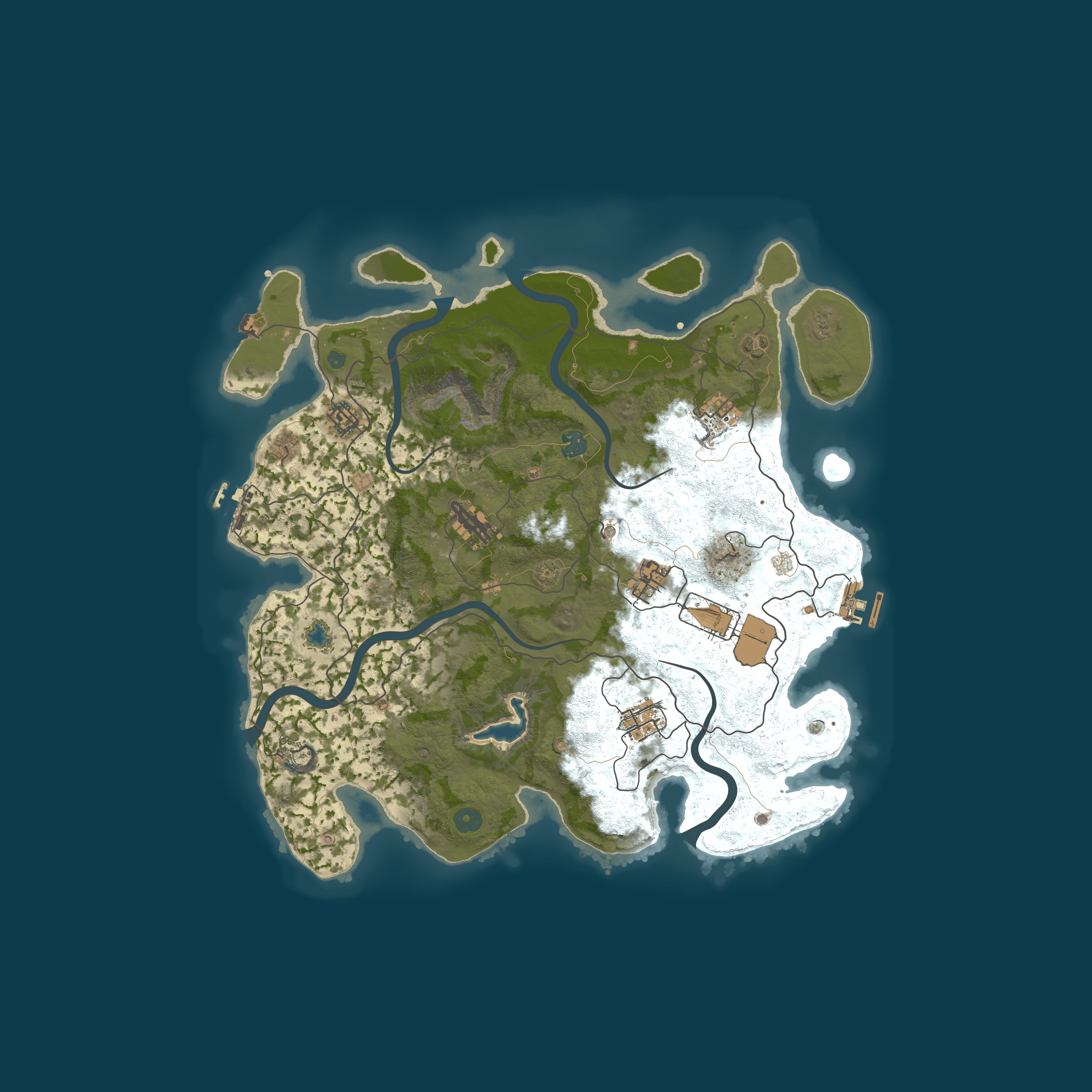 Map for the fat of the land