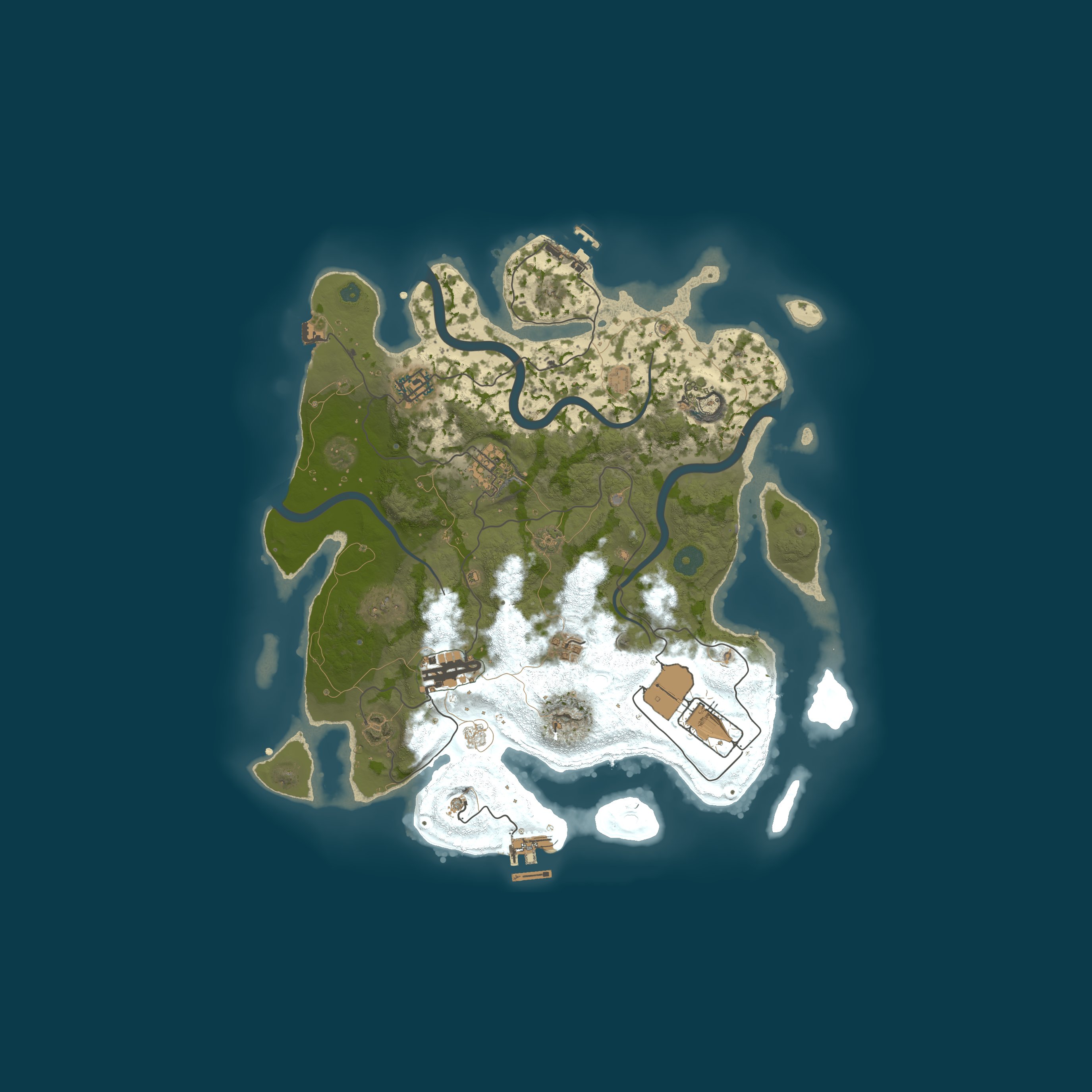 Map for [BR]Rust Of War - Solo/Squad 3X