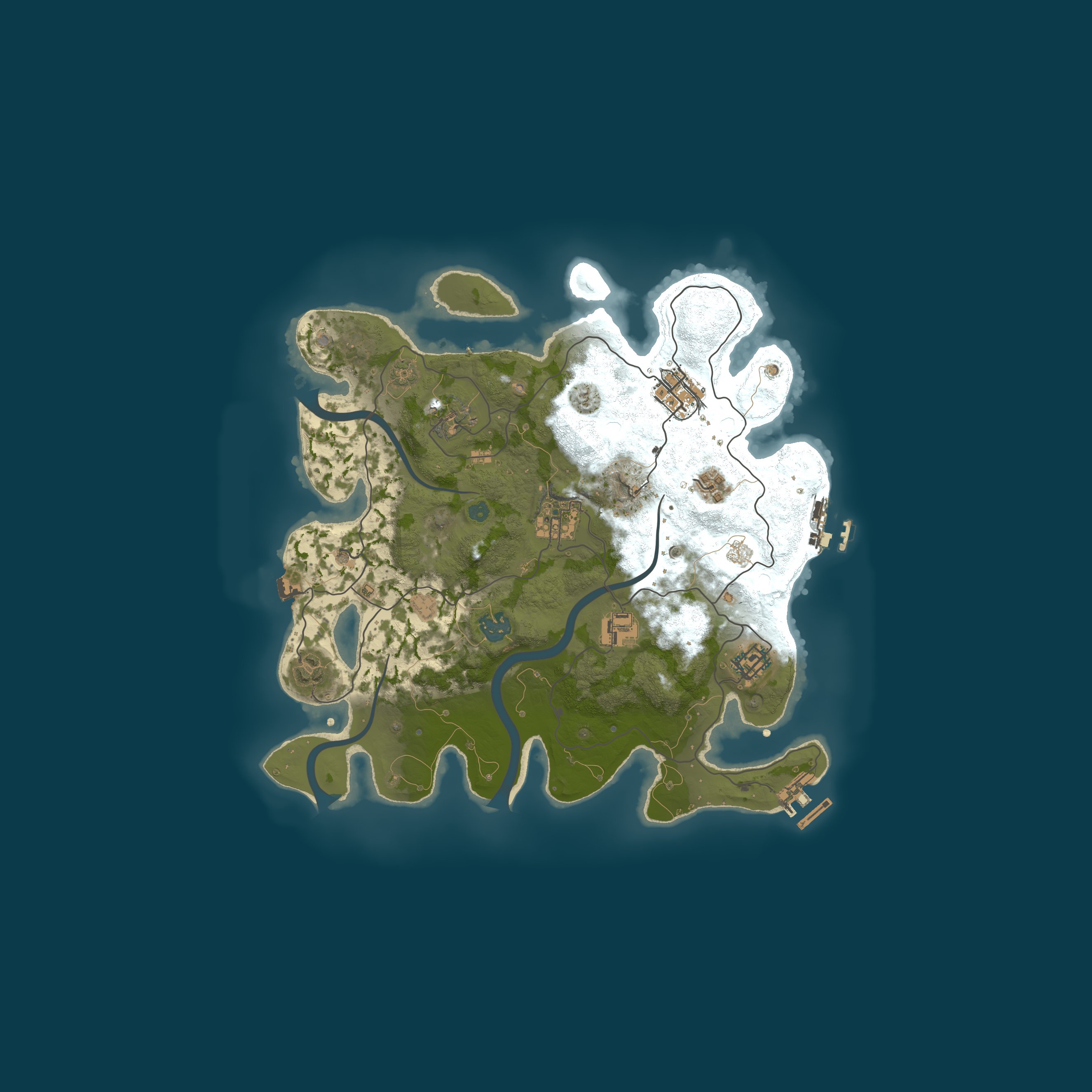 Map for  [EU] RUSTYHUB PVE | NO BP WIPE