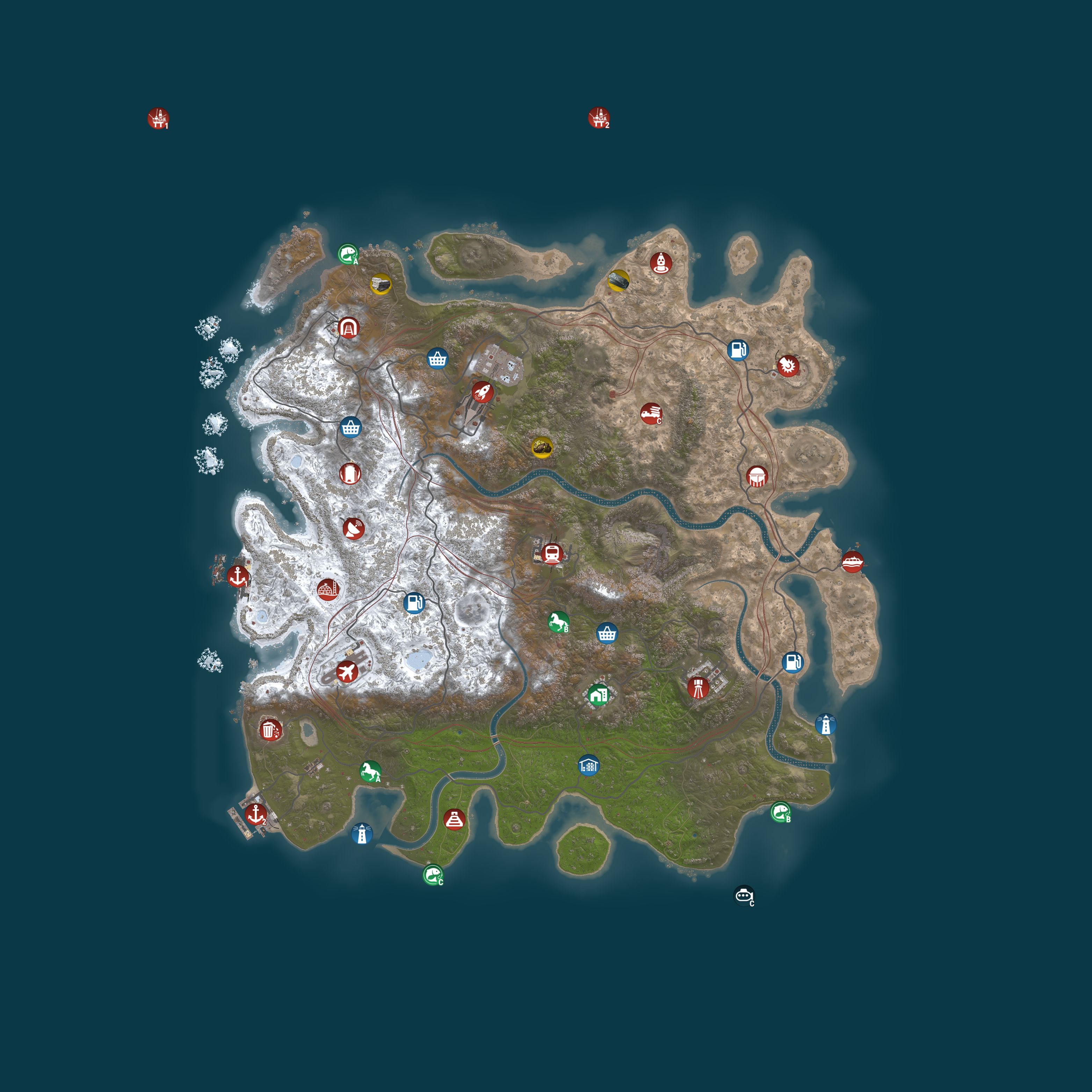 Map for Magic Rust #20 — Vanilla 2x | EU East