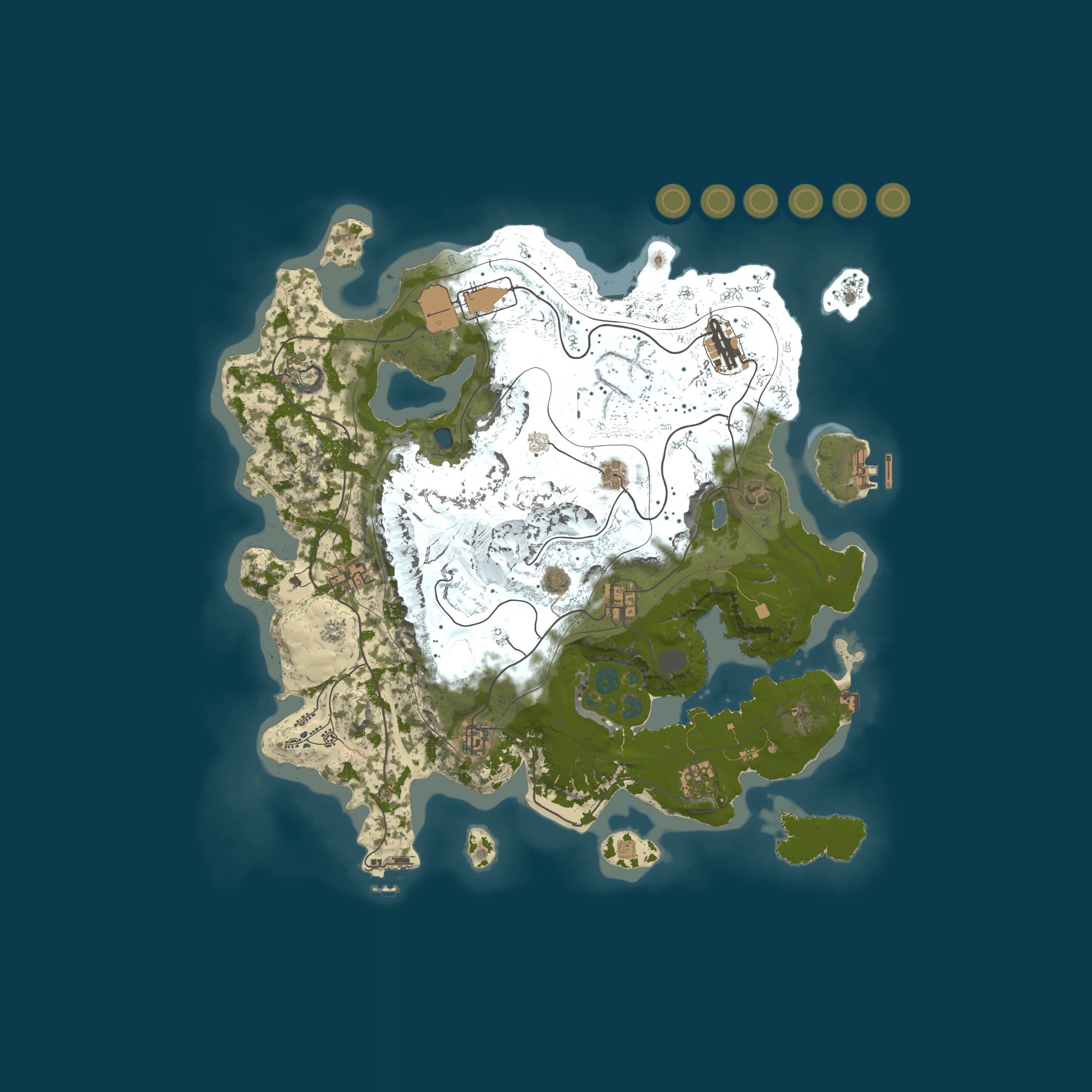 Map for Forgepoint 100x PvE | Leg Items | Skill Tree | Raid Bases