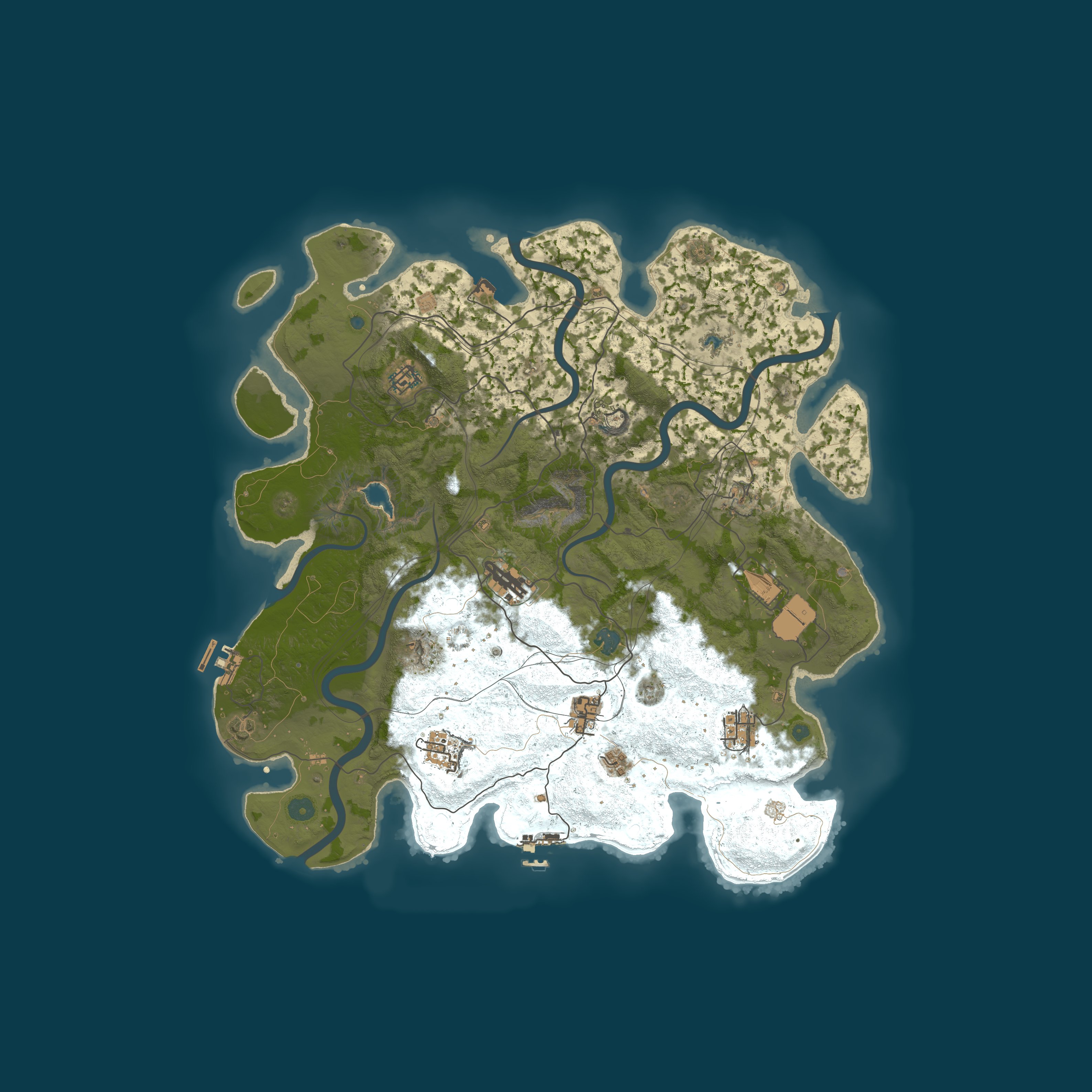 Map for Zenz Paradise 2x Solo Only Weekly