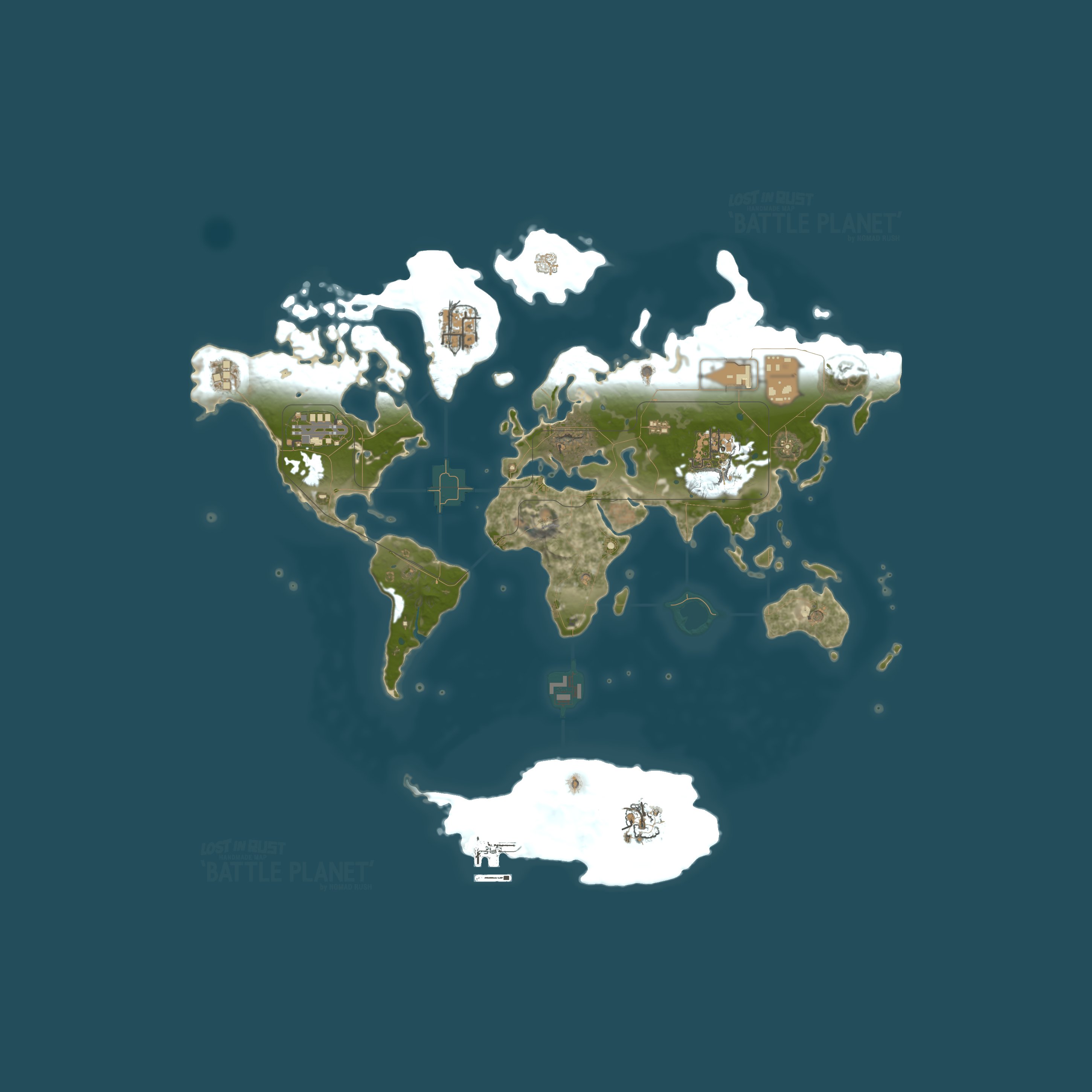 Rust map 3800/1337