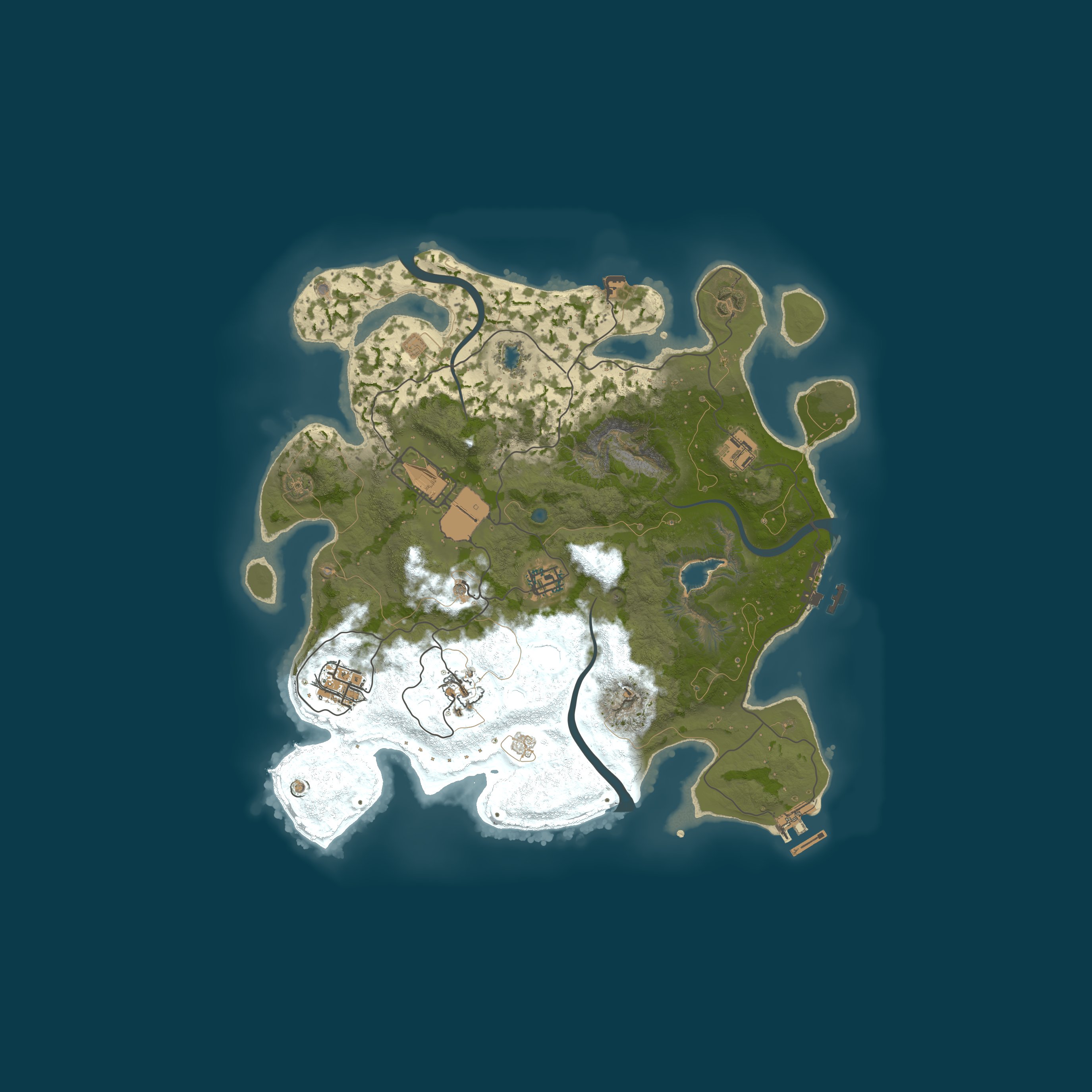 Nuclear Map Generation map
