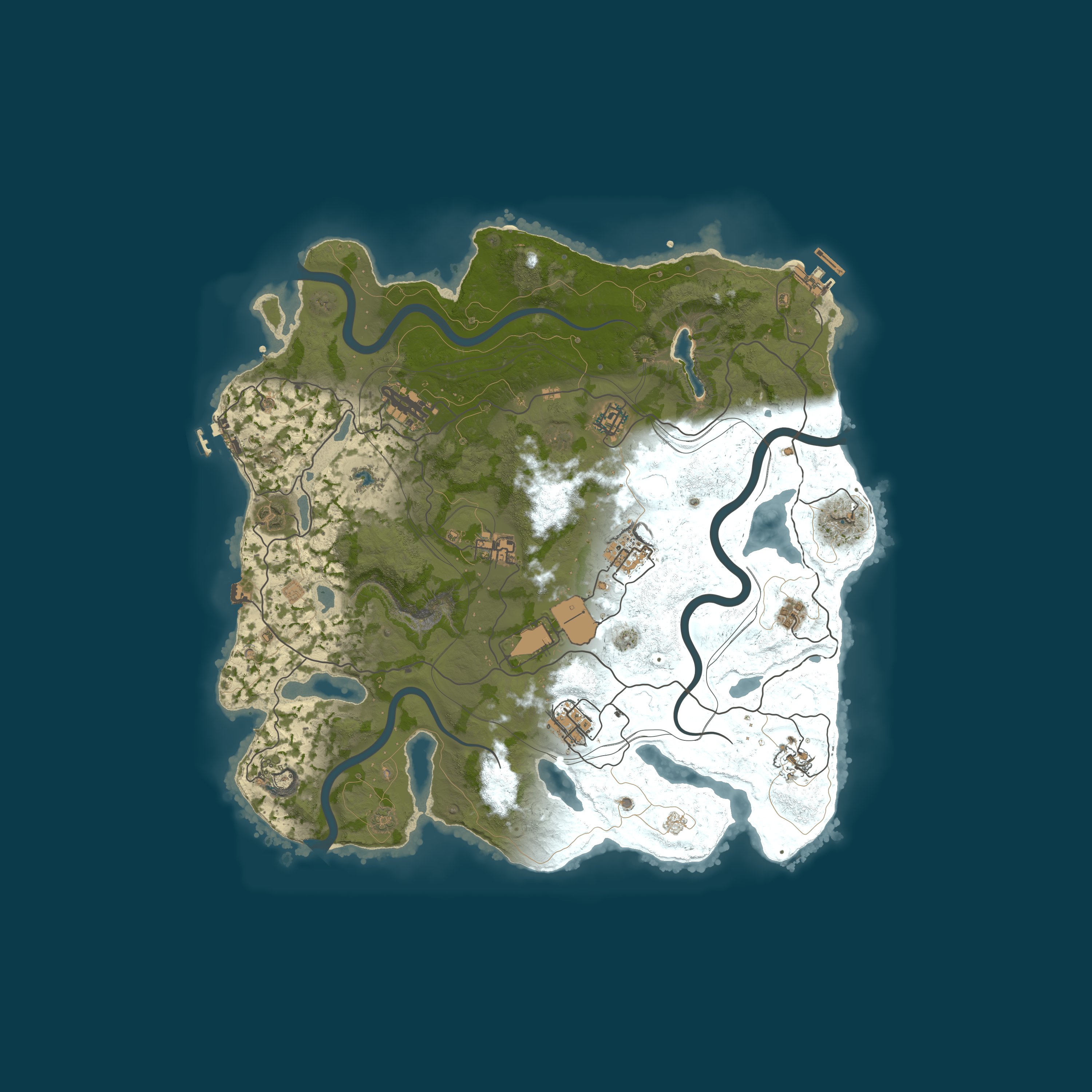 Map for EU Rustinity 2x Monthly Solo/Duo/Trio/Quad [No BP Wipes] Vanill