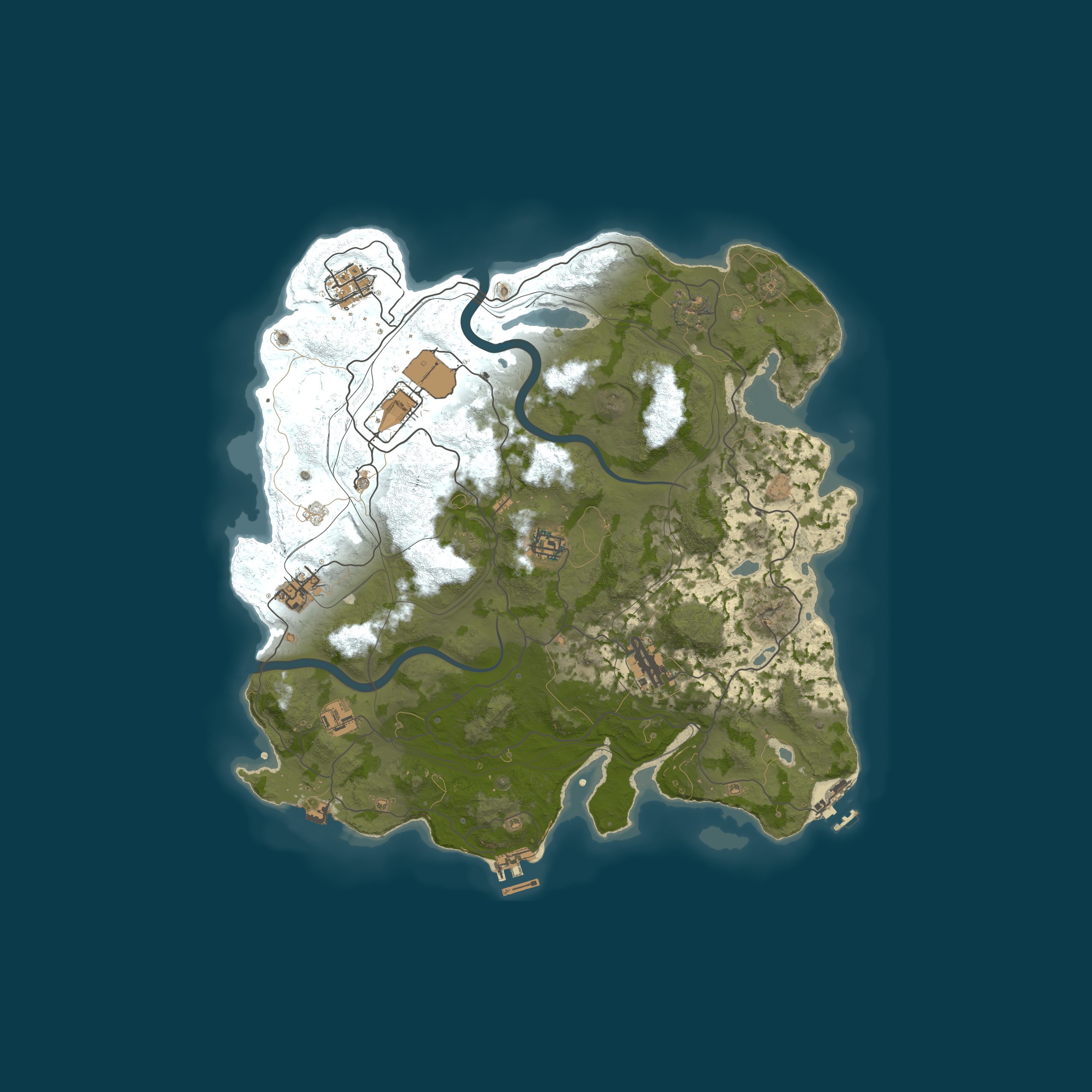 Map for RustLands | Monthly | Solo/Duo/Trio | No BP Wipe | Active Admin