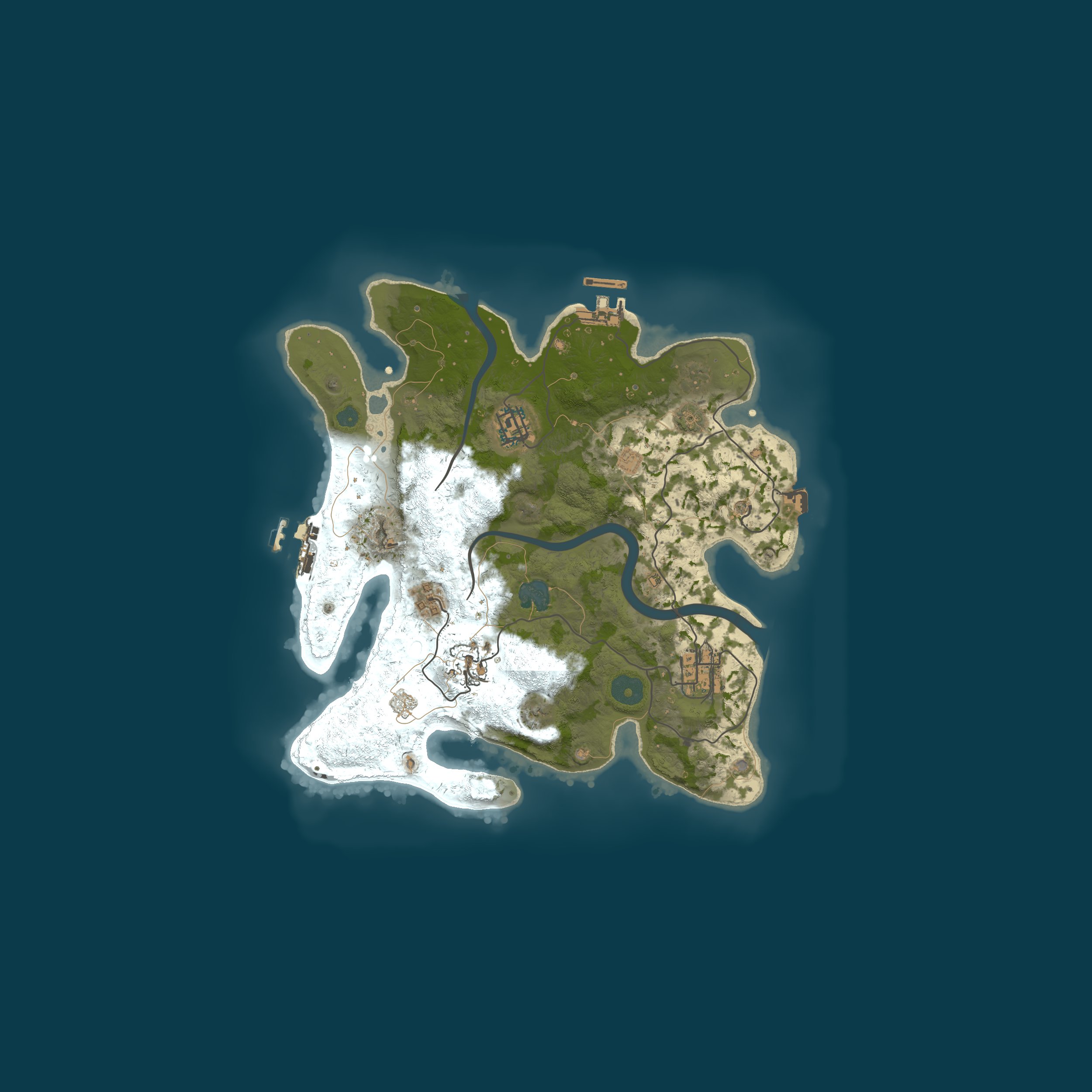 Map for [US] RiskyRust - Monthly | Solo Only