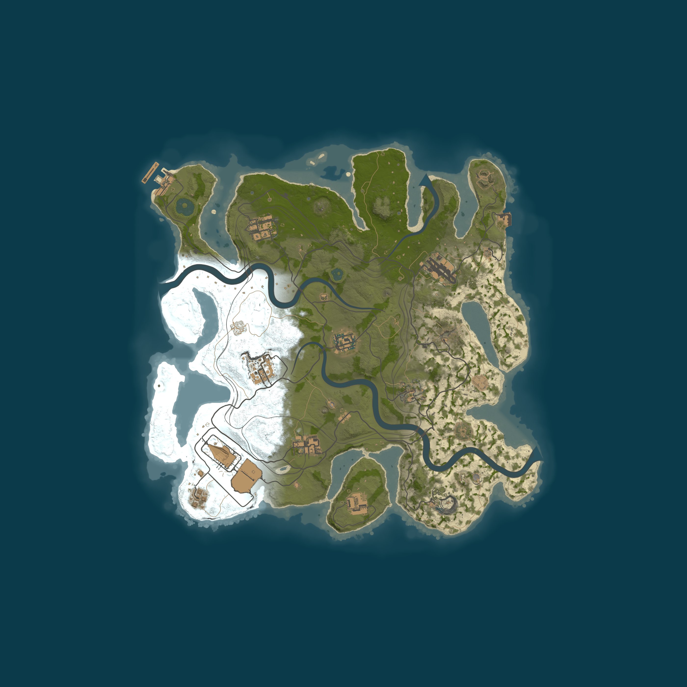 Rust map 3600/1337