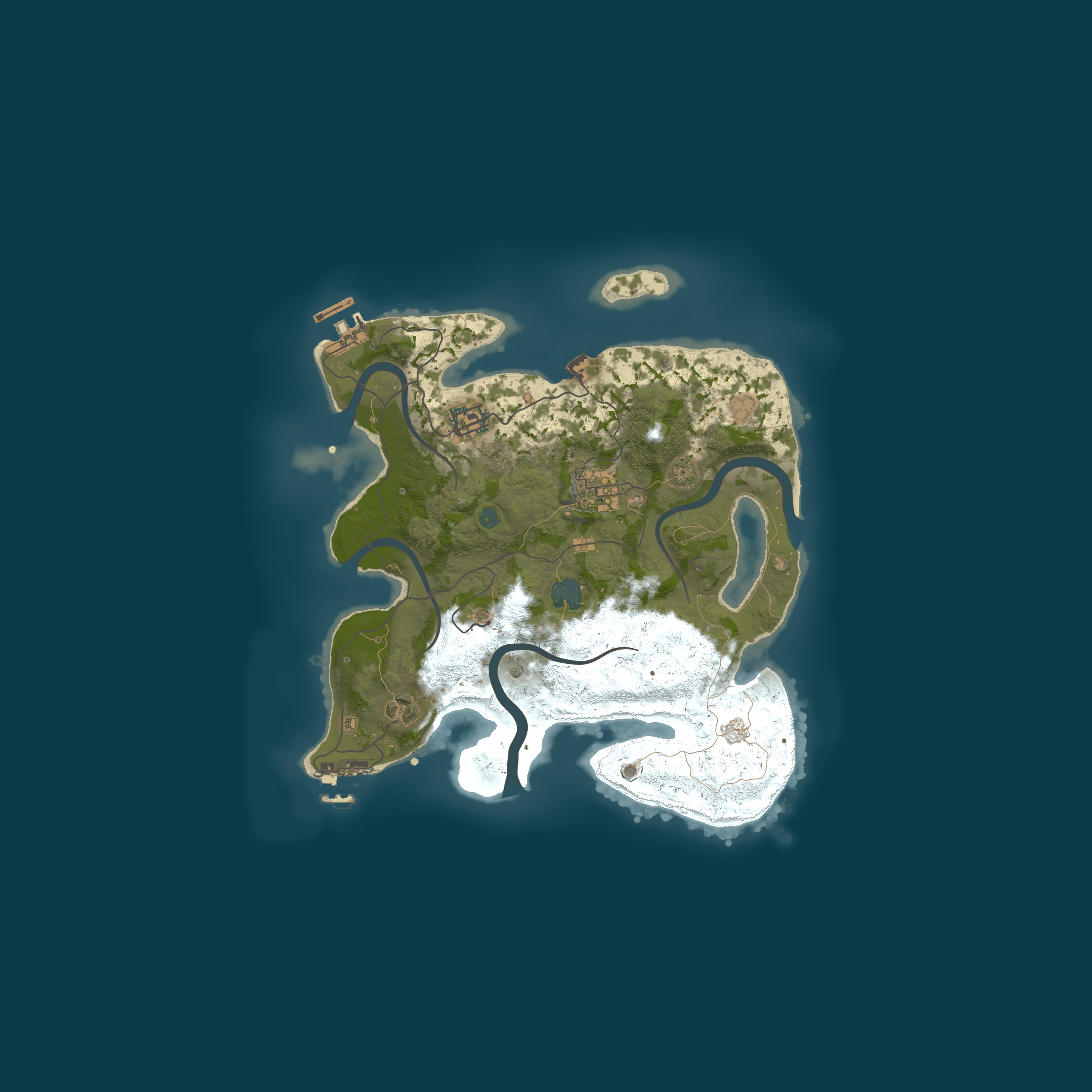 Map for A Rust Server