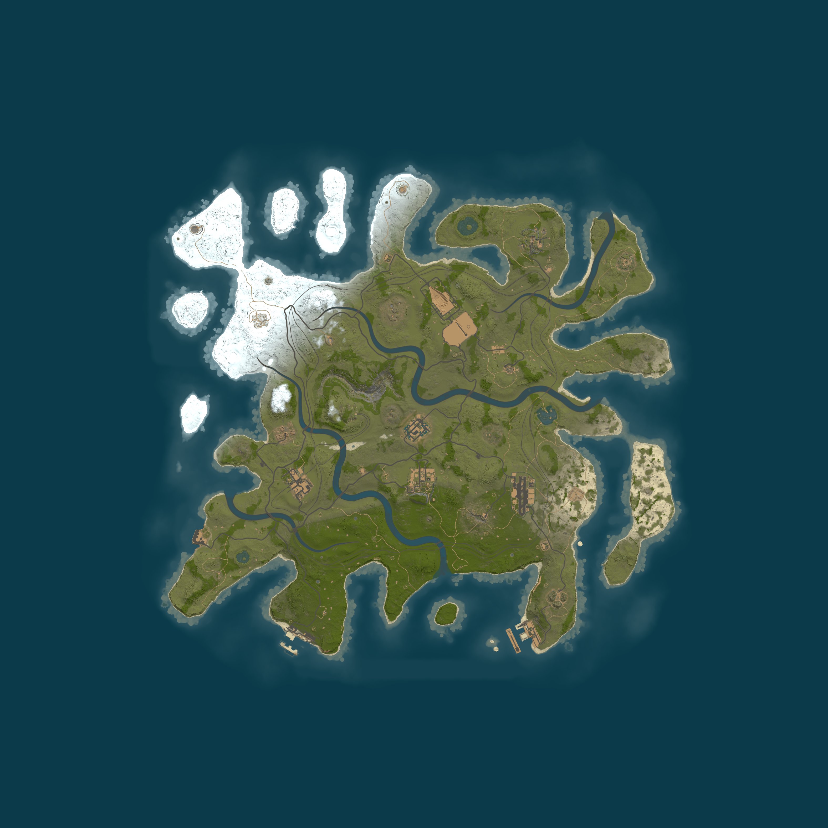 Map for Lazy Rusters II - 20X - PVE - NPC Bases - Forget the Grind!