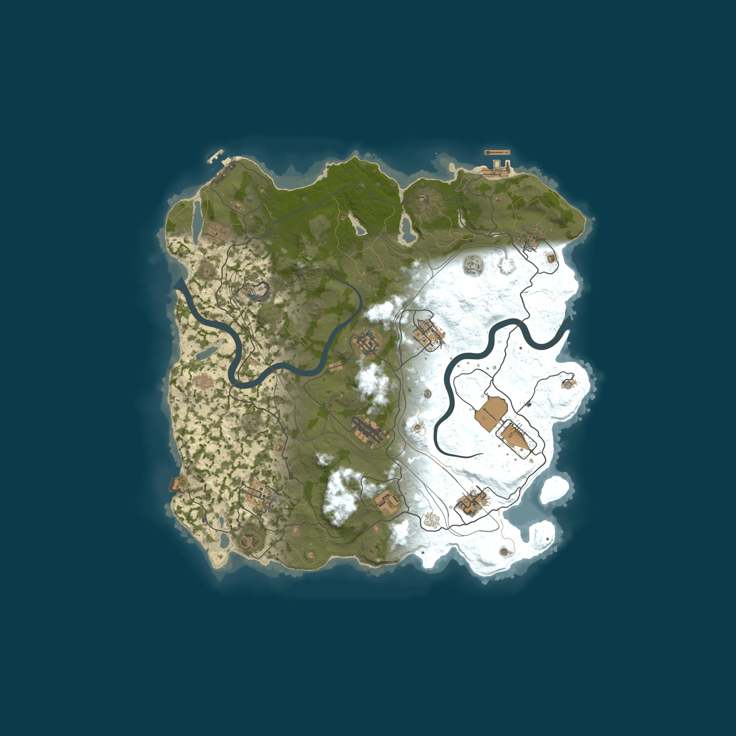 Map for Atlas - EU Long | Vanilla | No BP wipes
