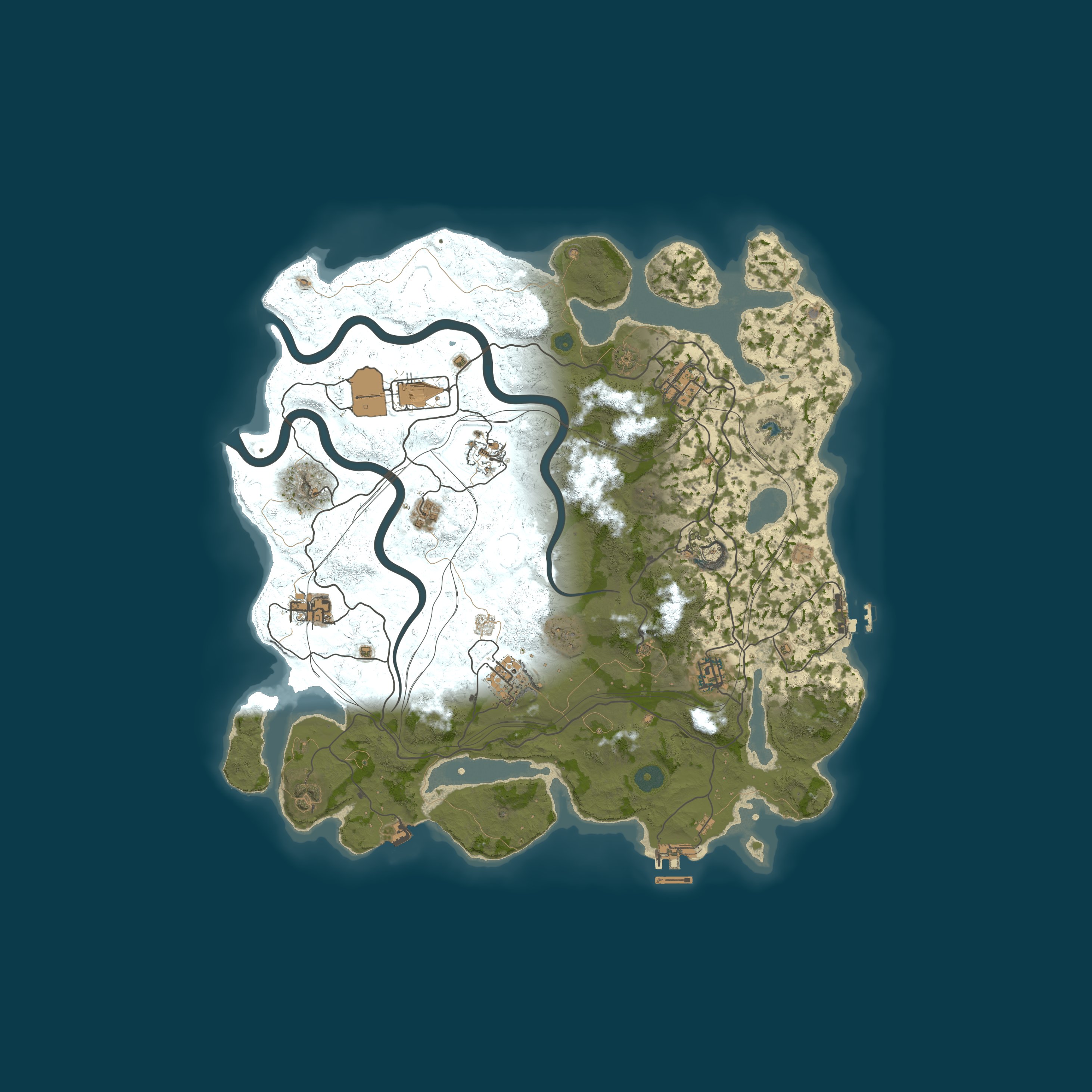 Map for MIRAGE RUST | MAIN 2x | Wipe 26.06