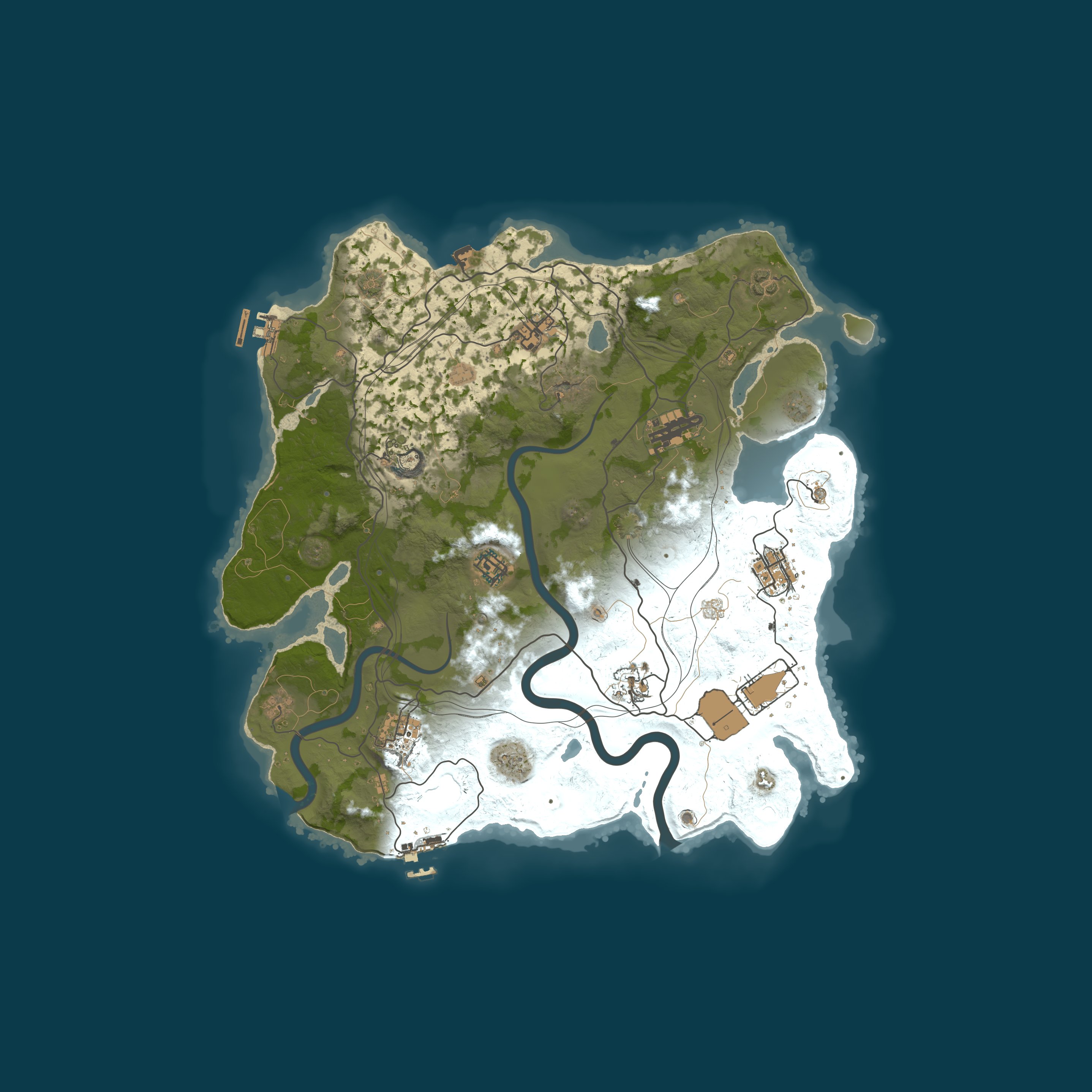Map for Atlas - US 2X Monthly Solo/Duo/Trio/Quad | Vanilla+ | No BP Wip