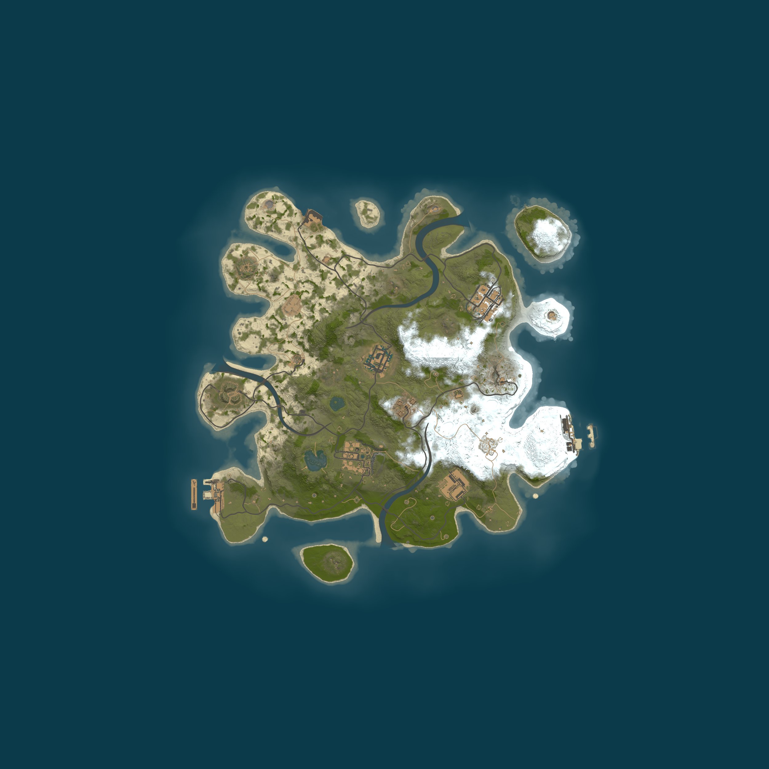 Procedural Map, size 3000, seed 480887974