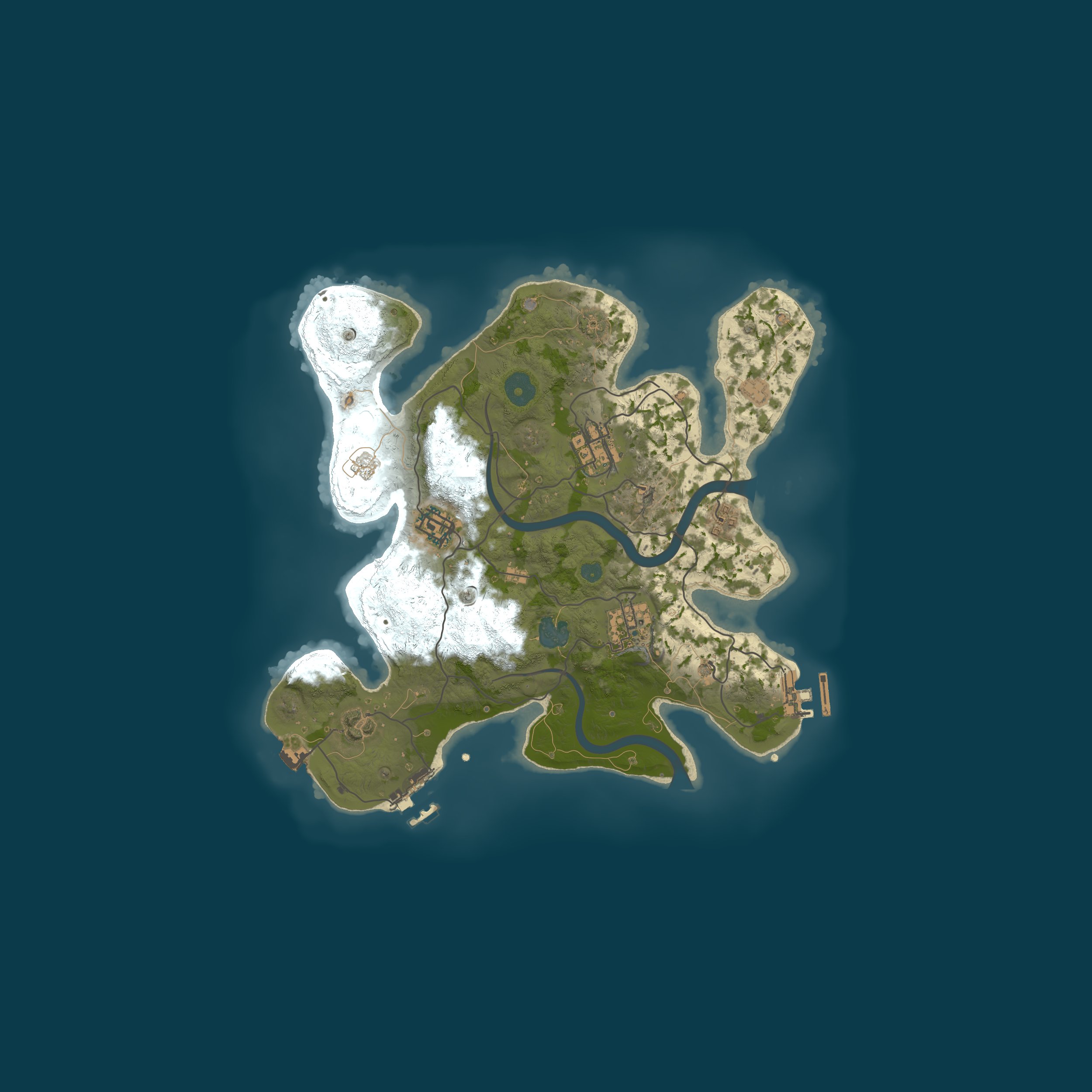 Procedural Map, size 3000, seed 1075465835