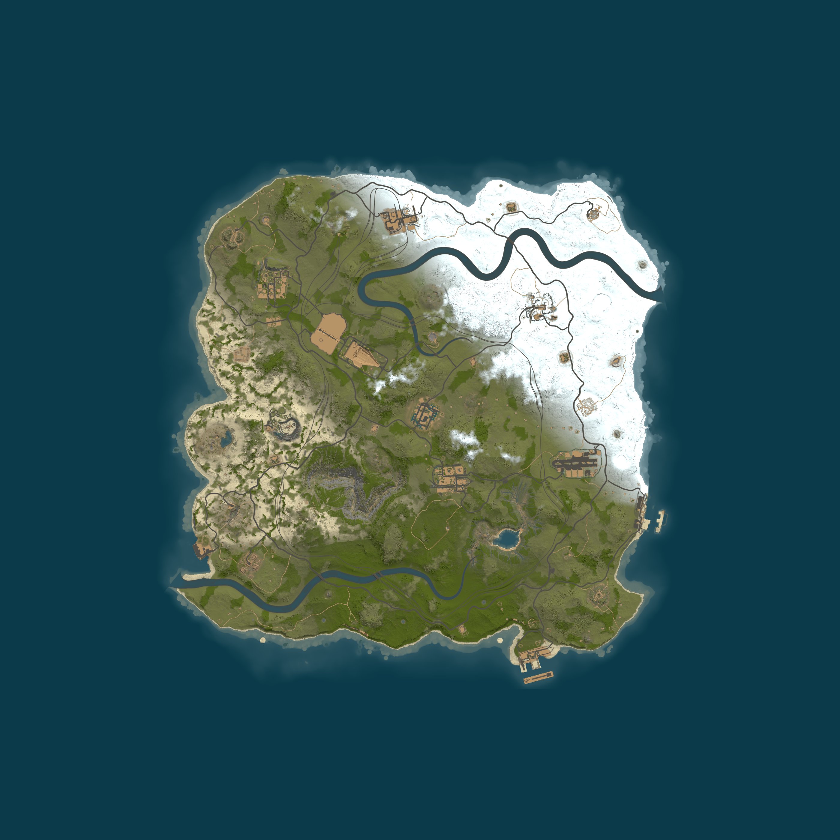 Rust map 3600/1337