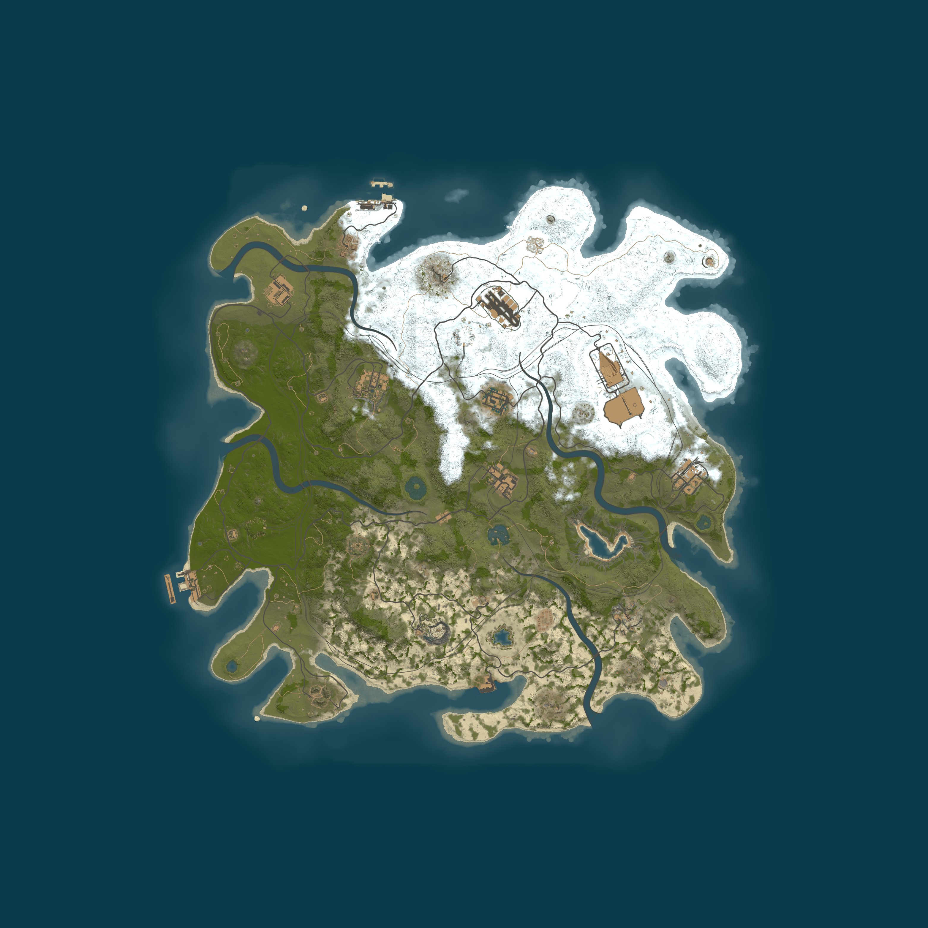 Procedural Map, size 4250, seed 906965335