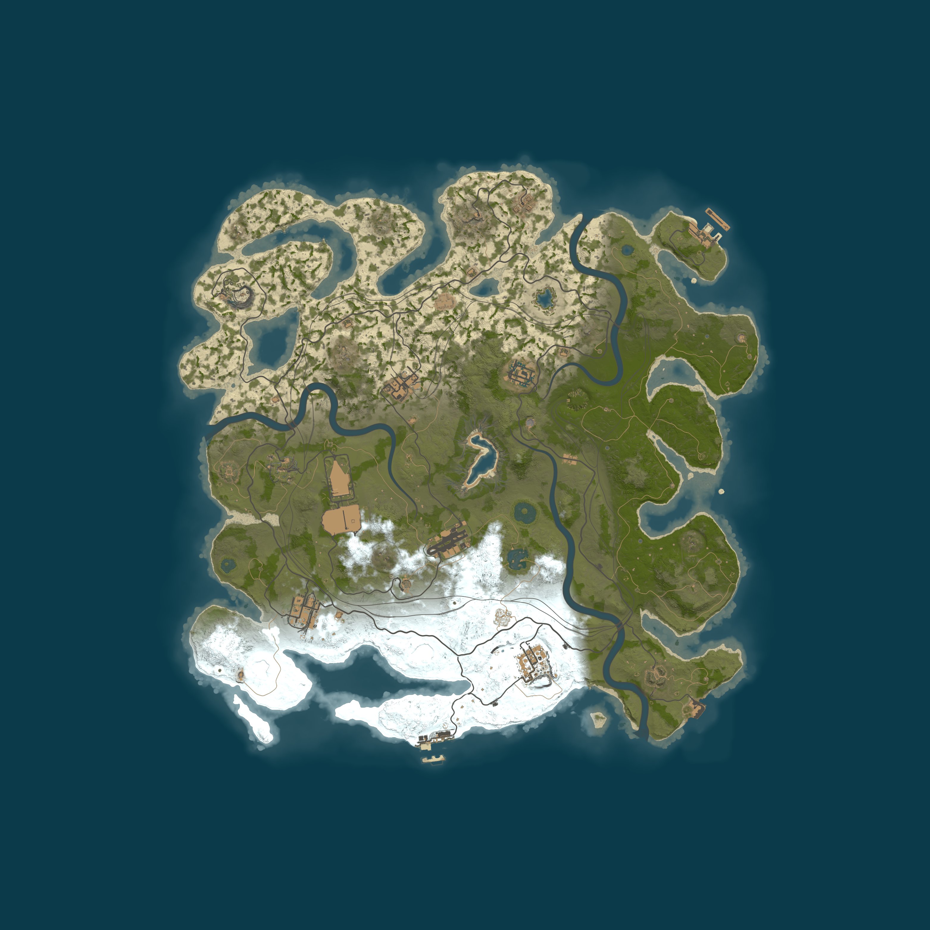 Map for VANILLA x2 | GGRust #4 | Для нoвичкoв 2x