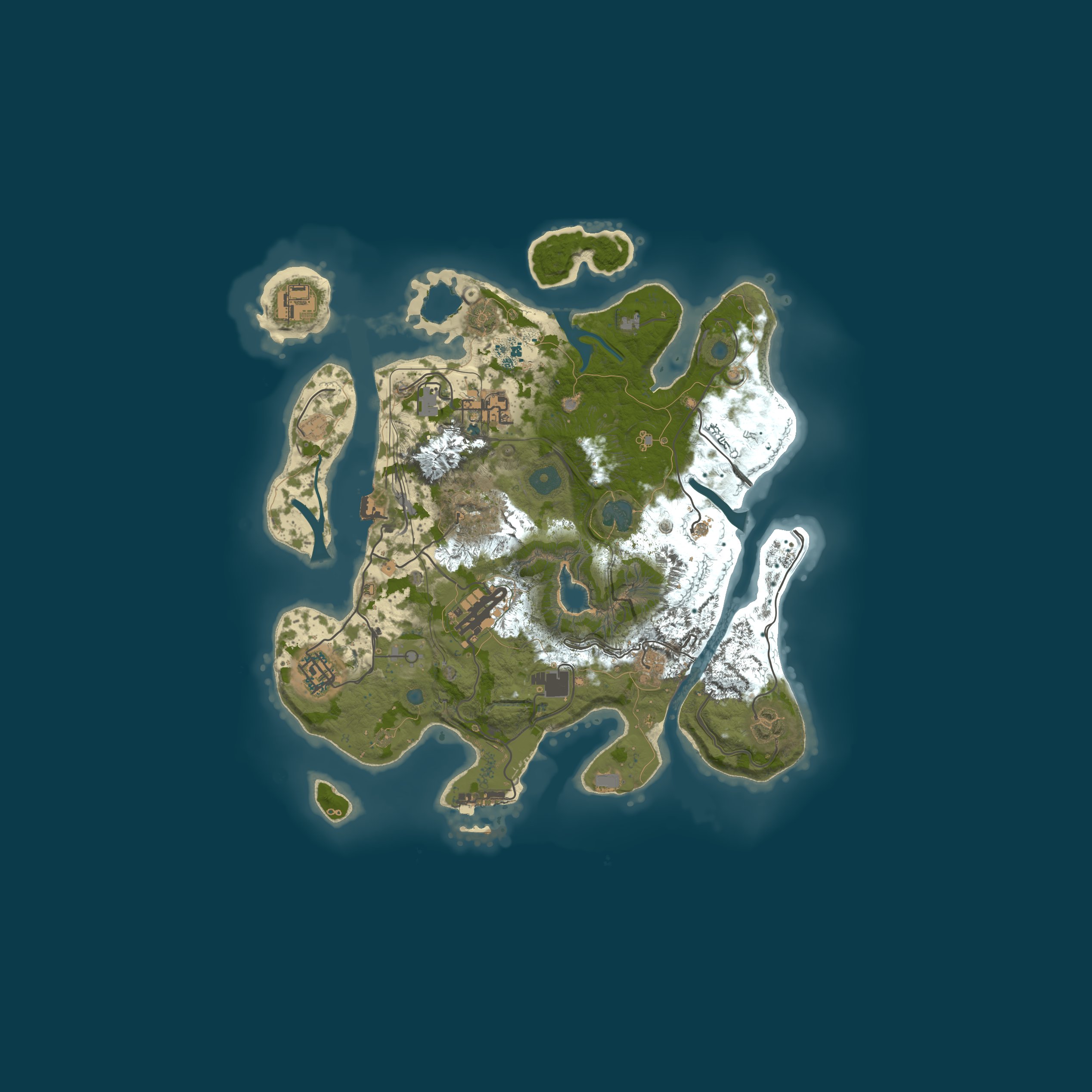 Custom Map, size 3072, seed 720000322