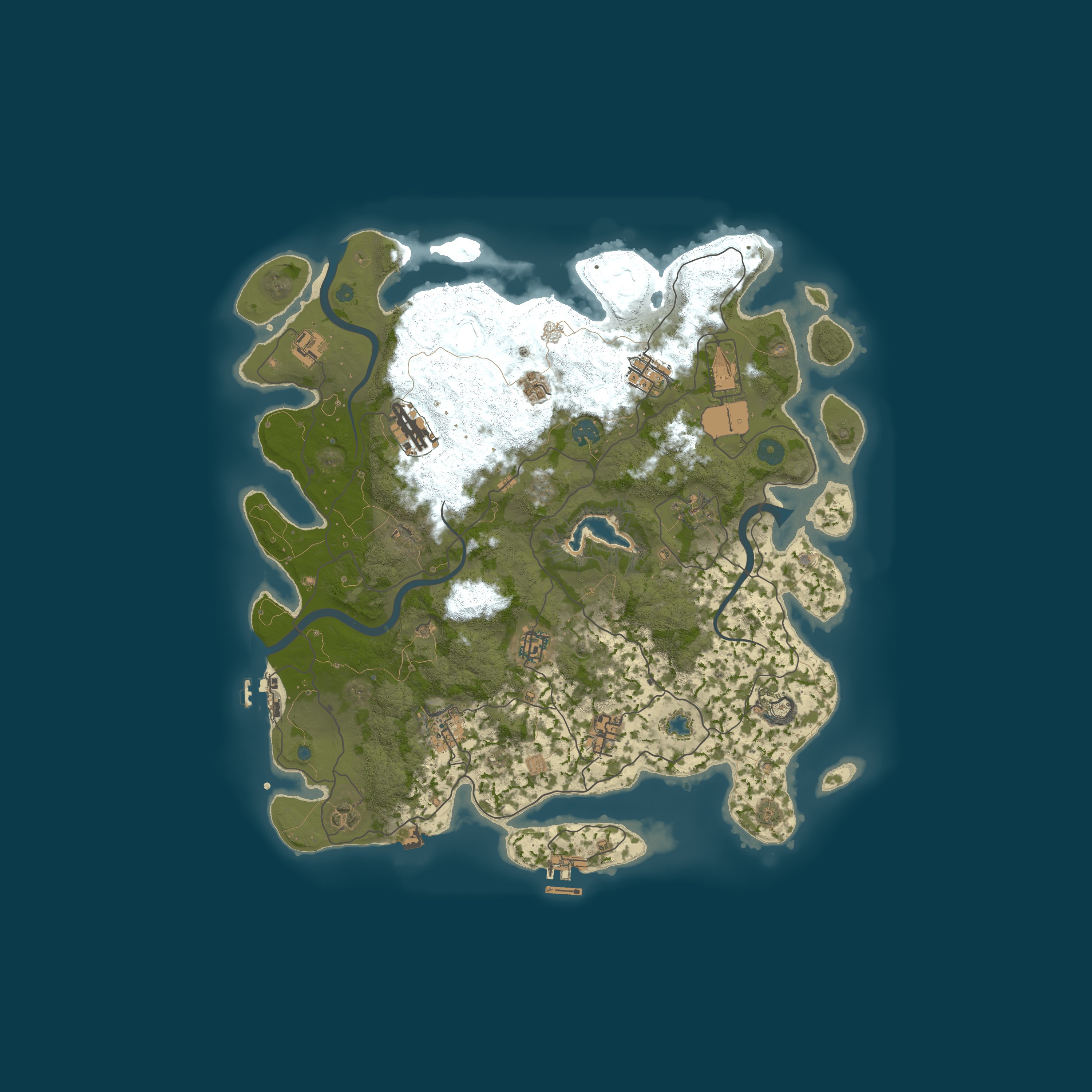 Procedural Map, size 4000, seed 56718454