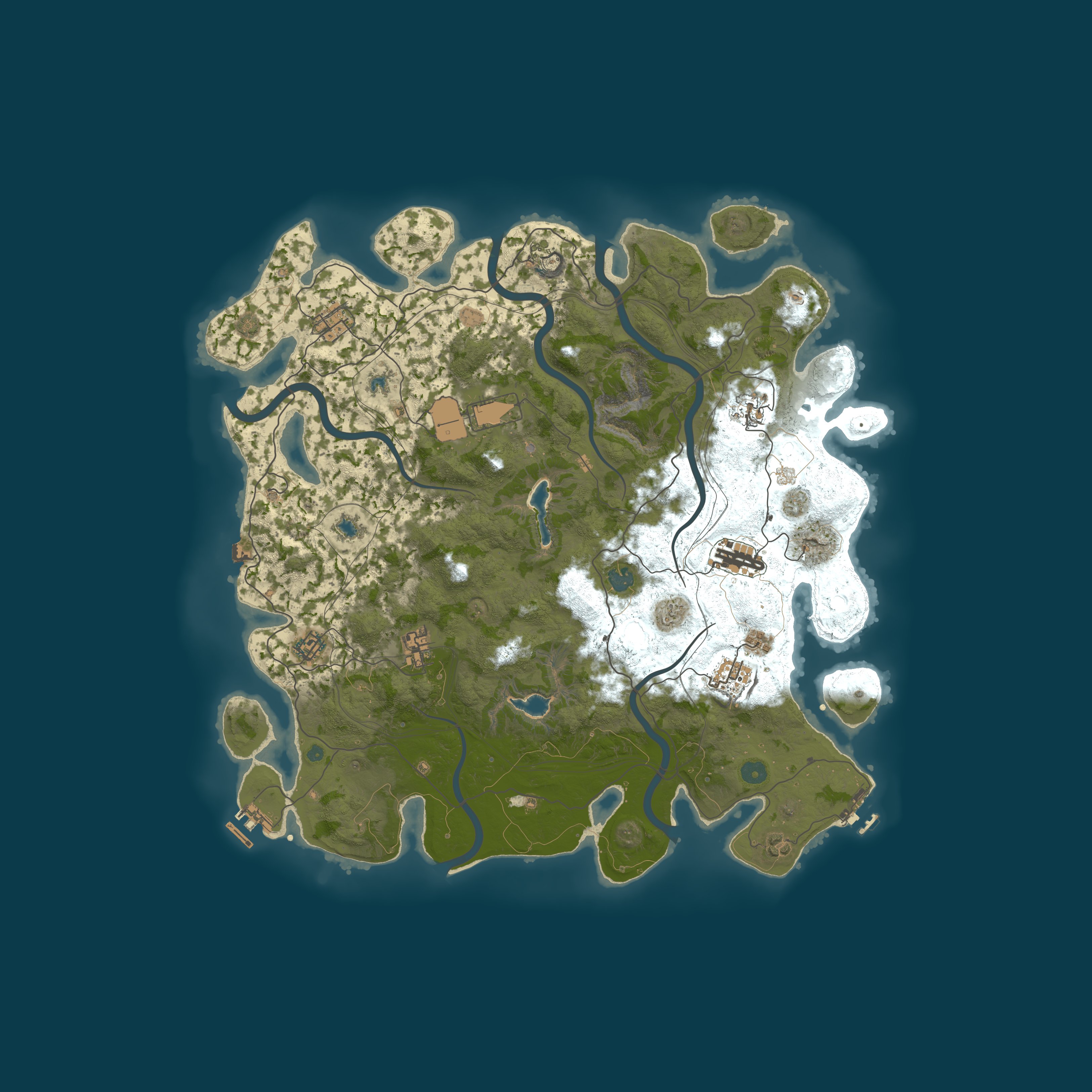 Map for 『向云端』PVE丨原倍丨休闲娱乐