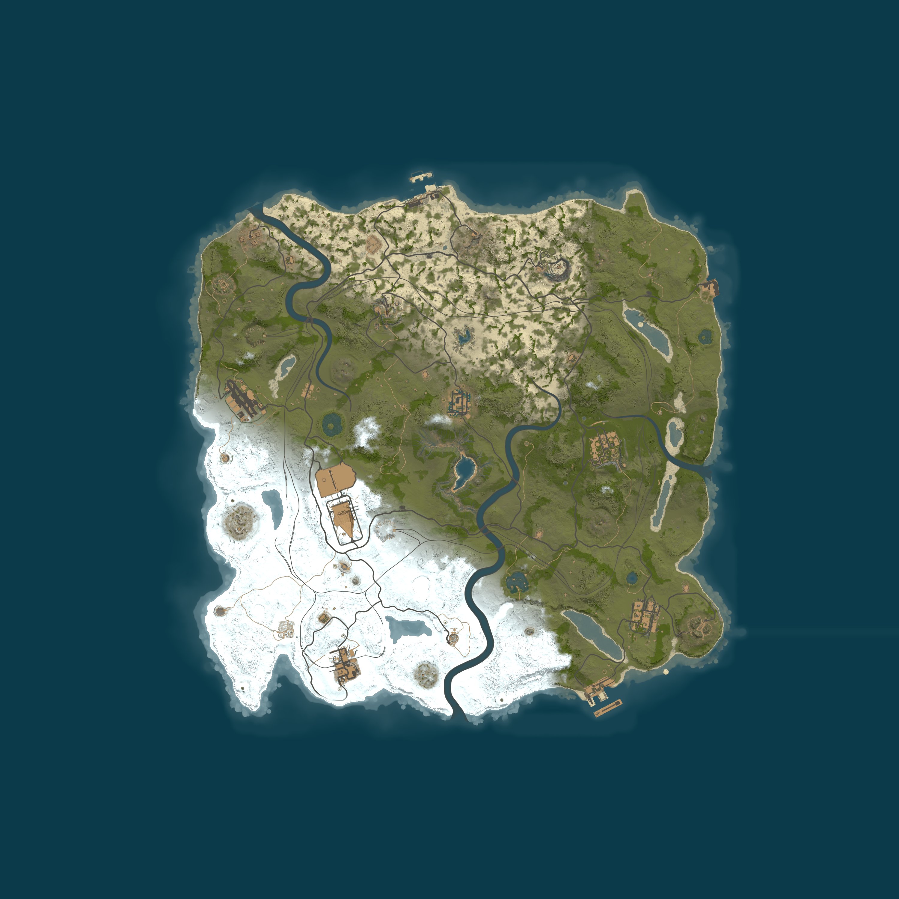 Map for Rusty Rascals | 2x Solo/Duo | Monthly | No BP Wipes