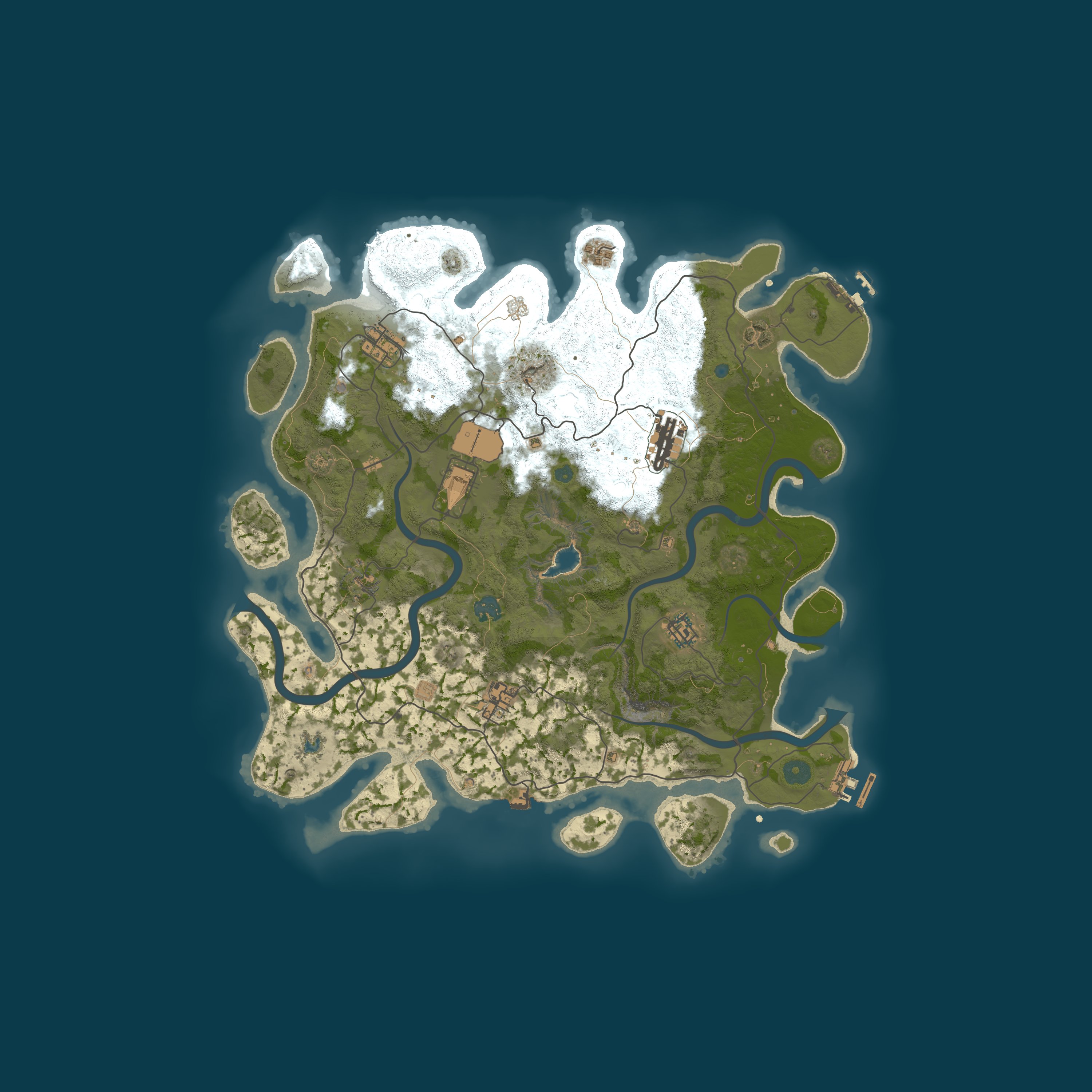 Map for Rustpocalypse Map 100X |US Monthly| - No Backpack Wipe