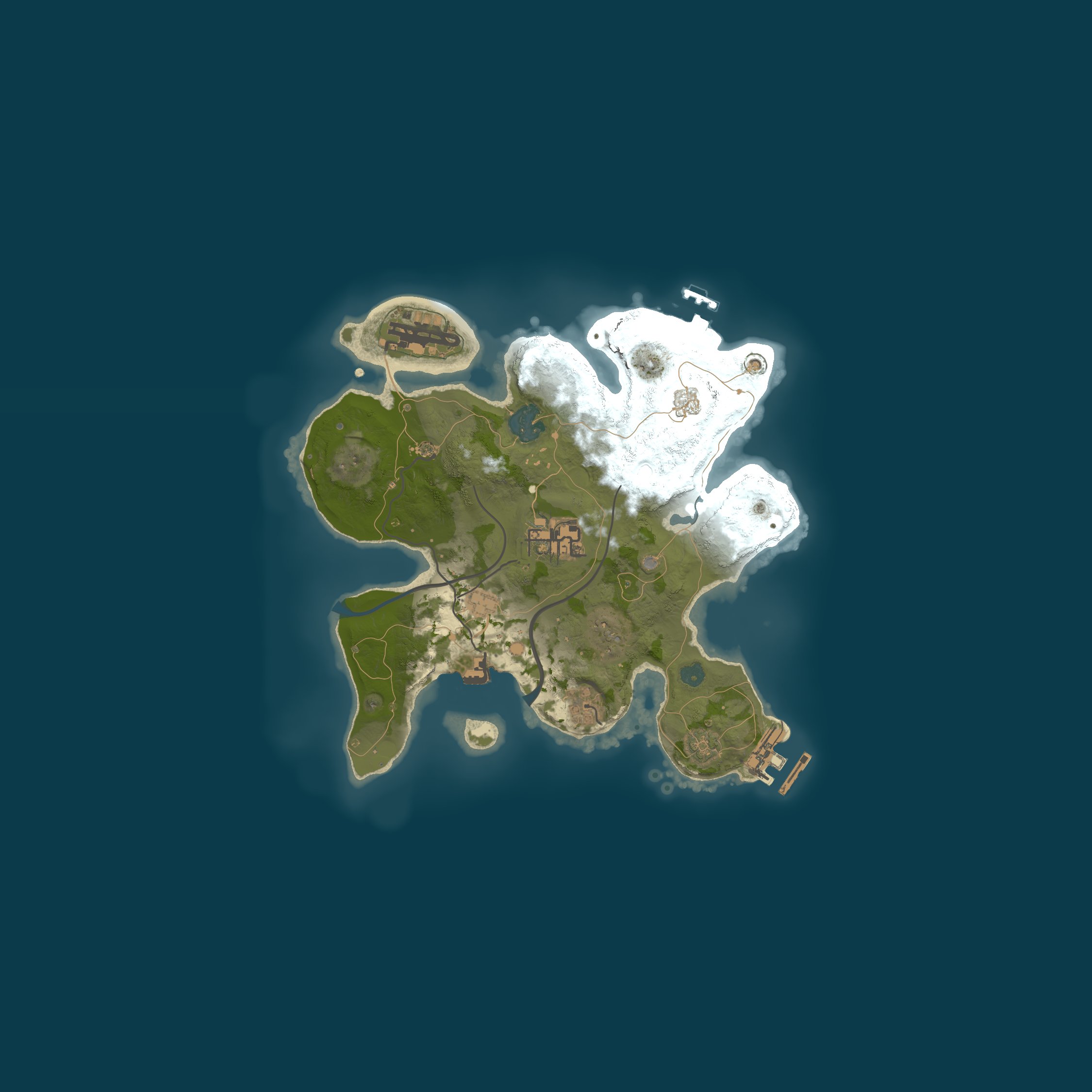 Map for [WRB] WORK RUST BALANCE | 2x Gather | 50% Upkeep | Raid Timer