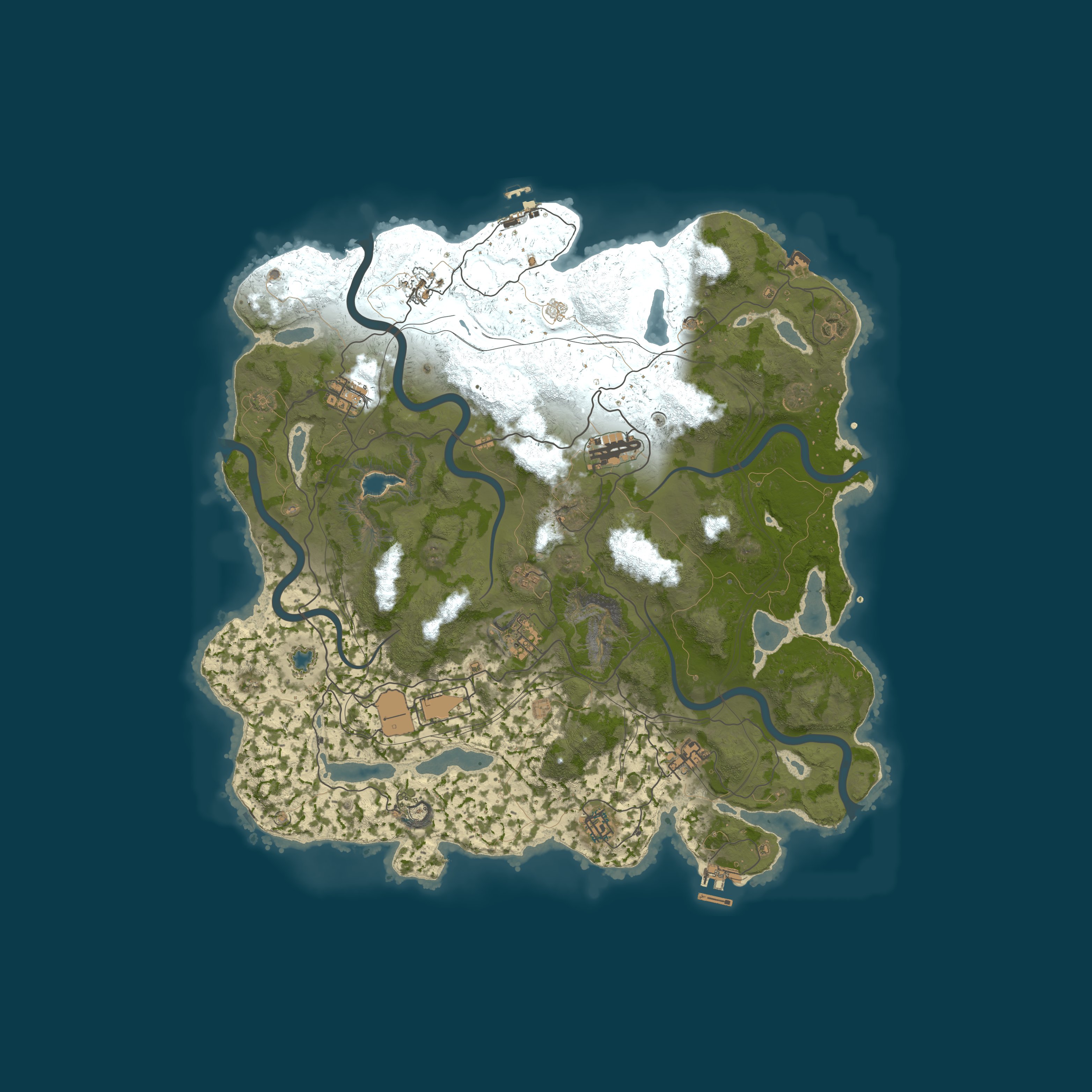 Custom Map, size 4255, seed 1337