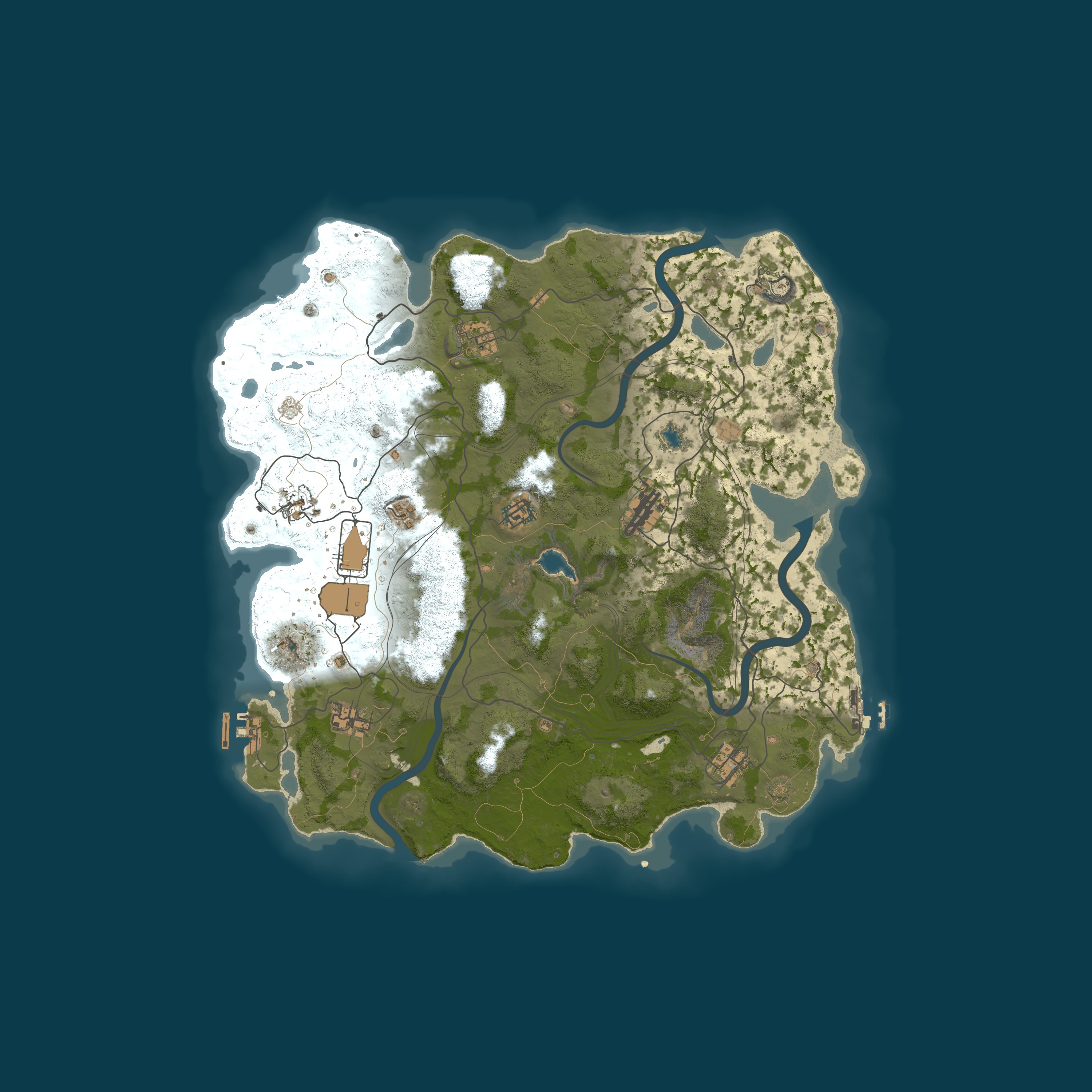 Map for RustLands | Biweekly | Solo/Duo/Trio | No BP Wipe | Active Admi