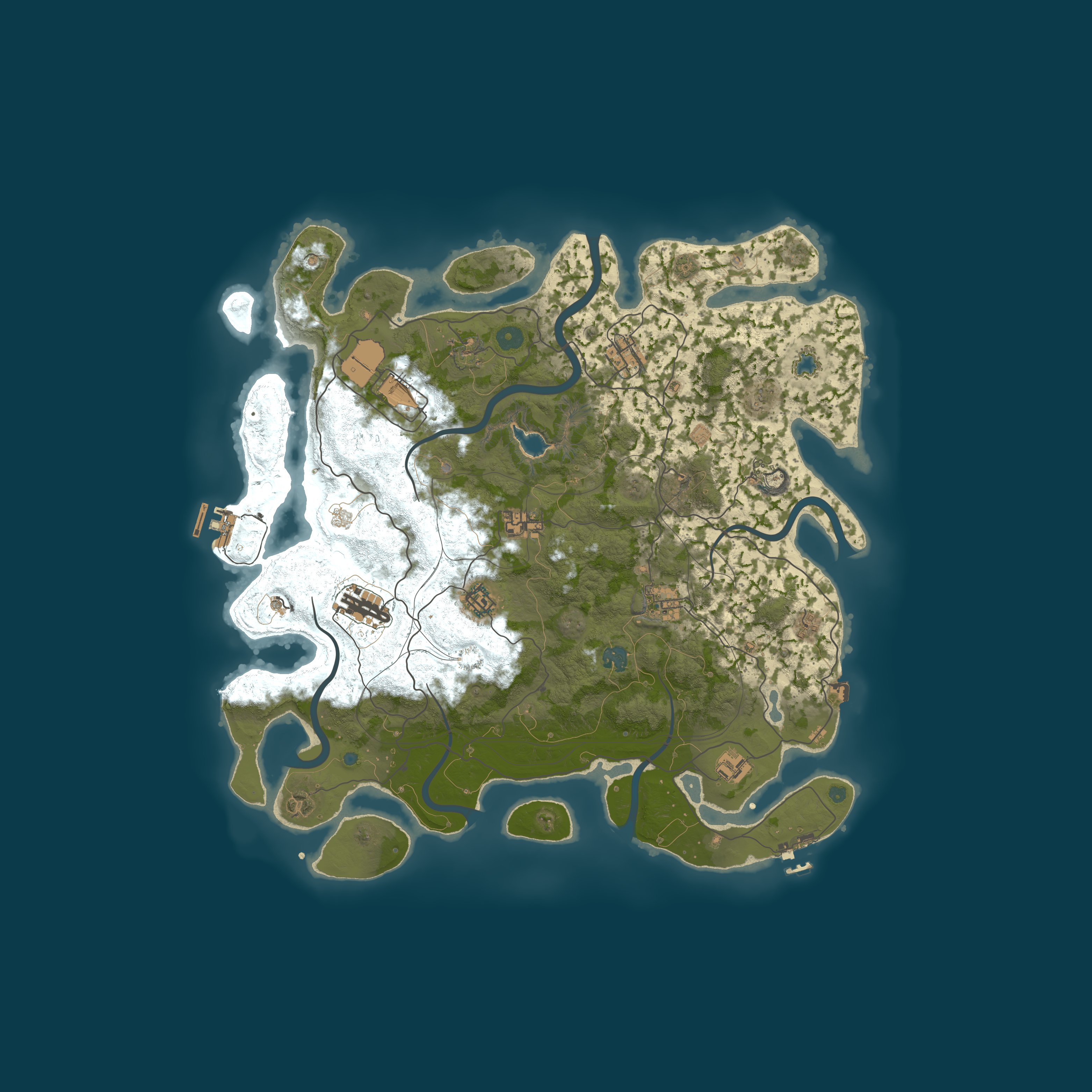 Procedural Map, size 4250, seed 539093