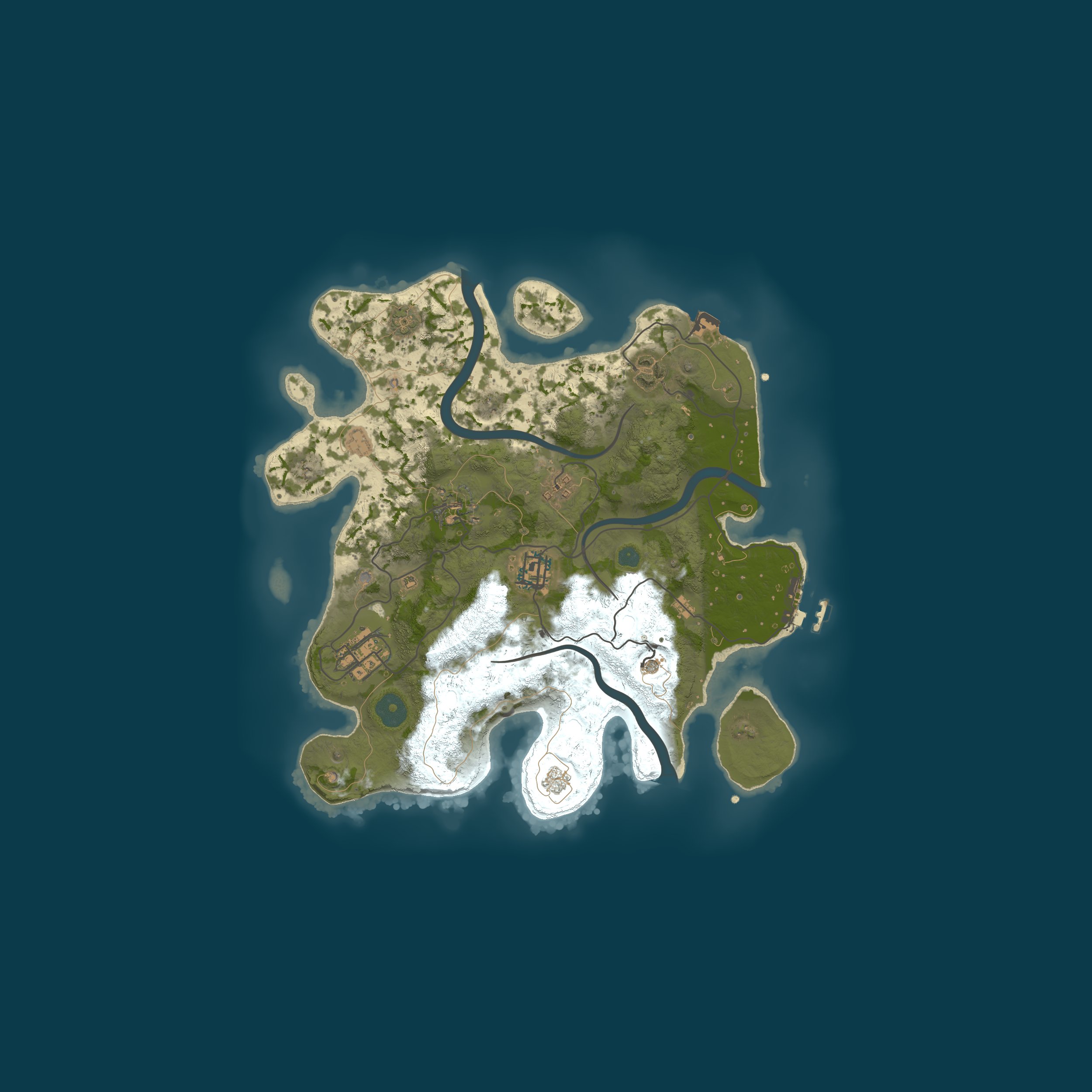 Map for [RU] RUST: Contract Season | x2 | Solo/Duo/Trio | No P2W