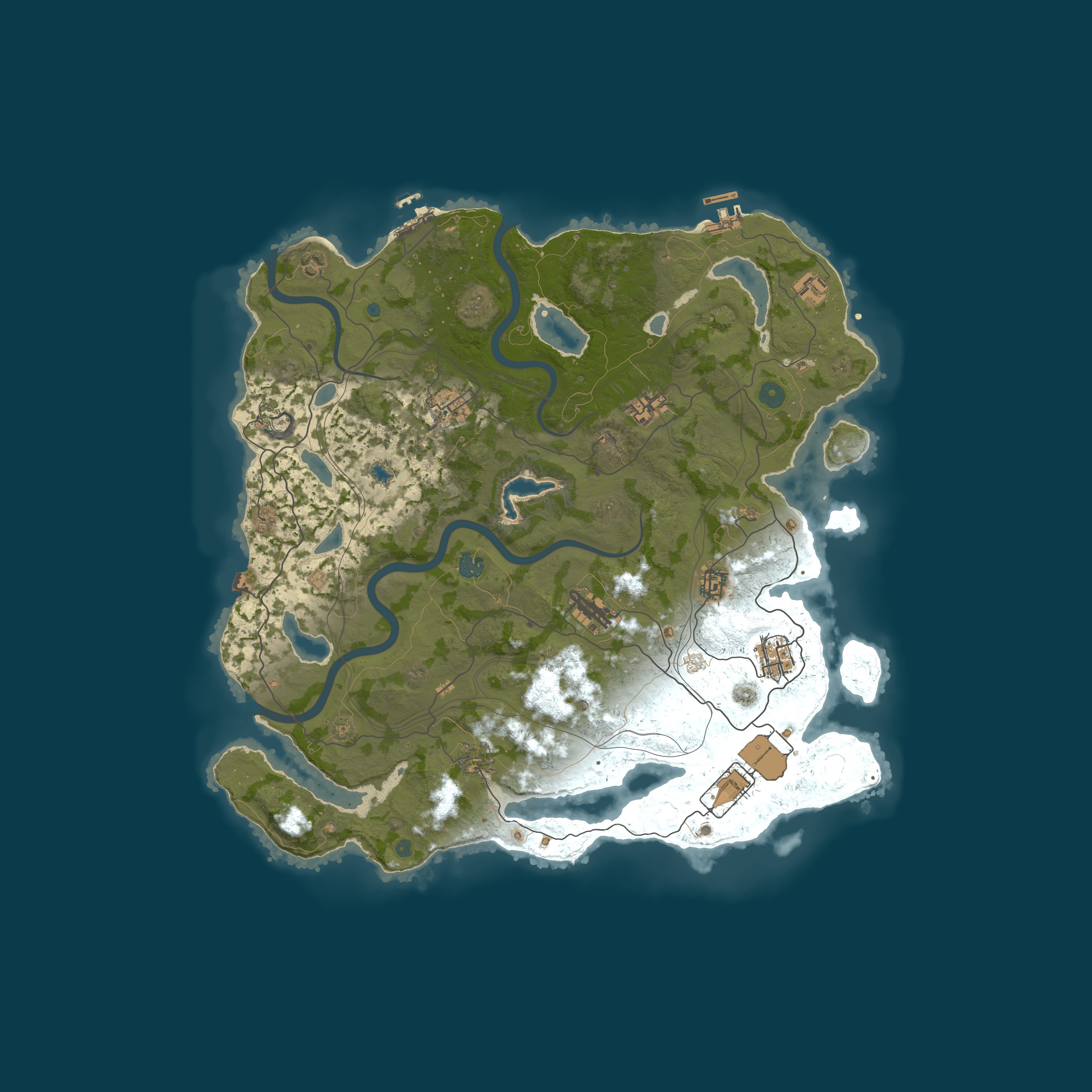 Map for РОССИЯ X2 / ДЛЯ НОВИЧКОВ / THIS IS RUST!
