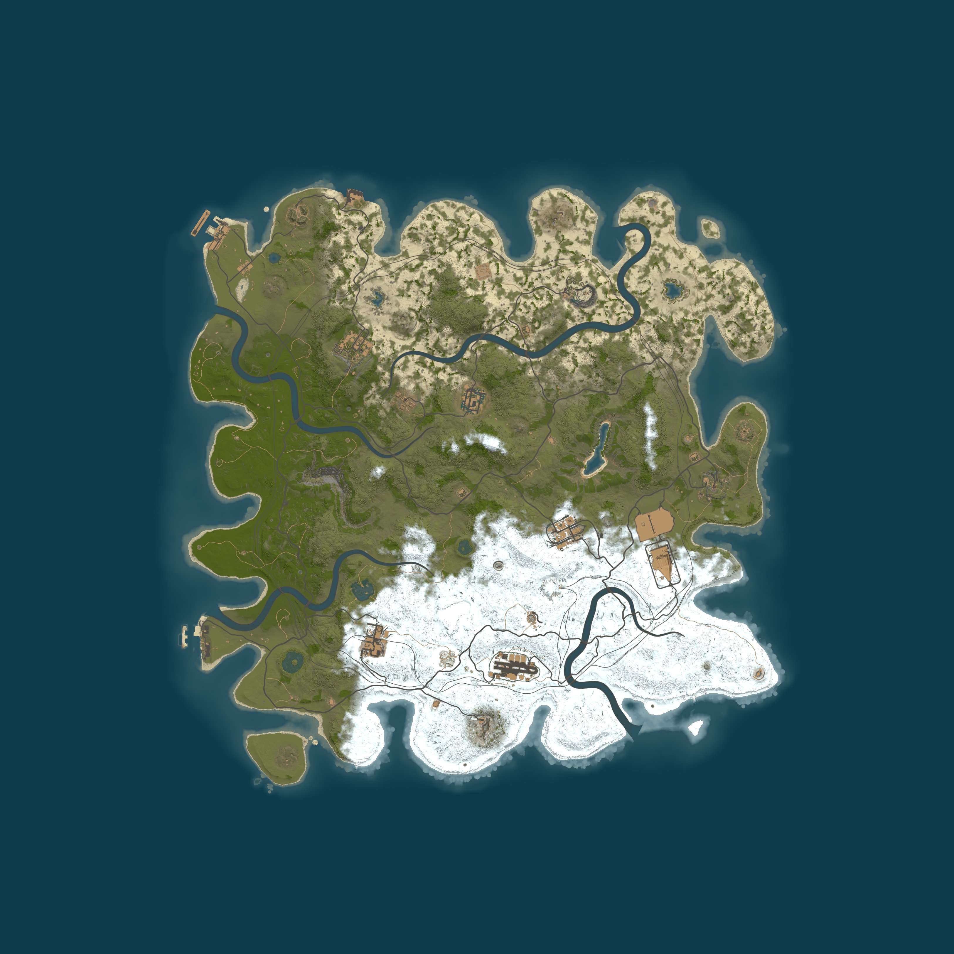 Map for 4Netplayers Rust Server