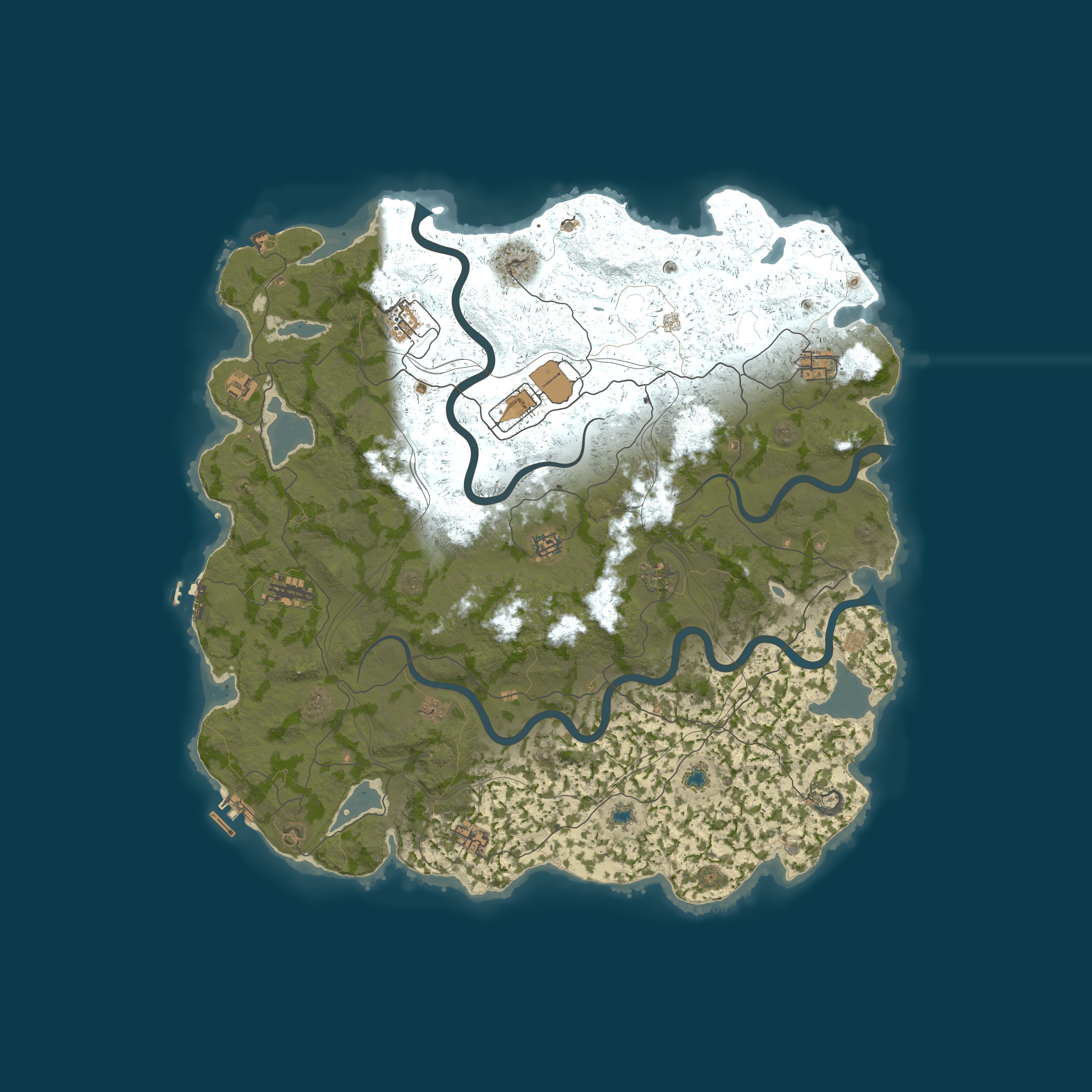Rustinity Generated Maps map