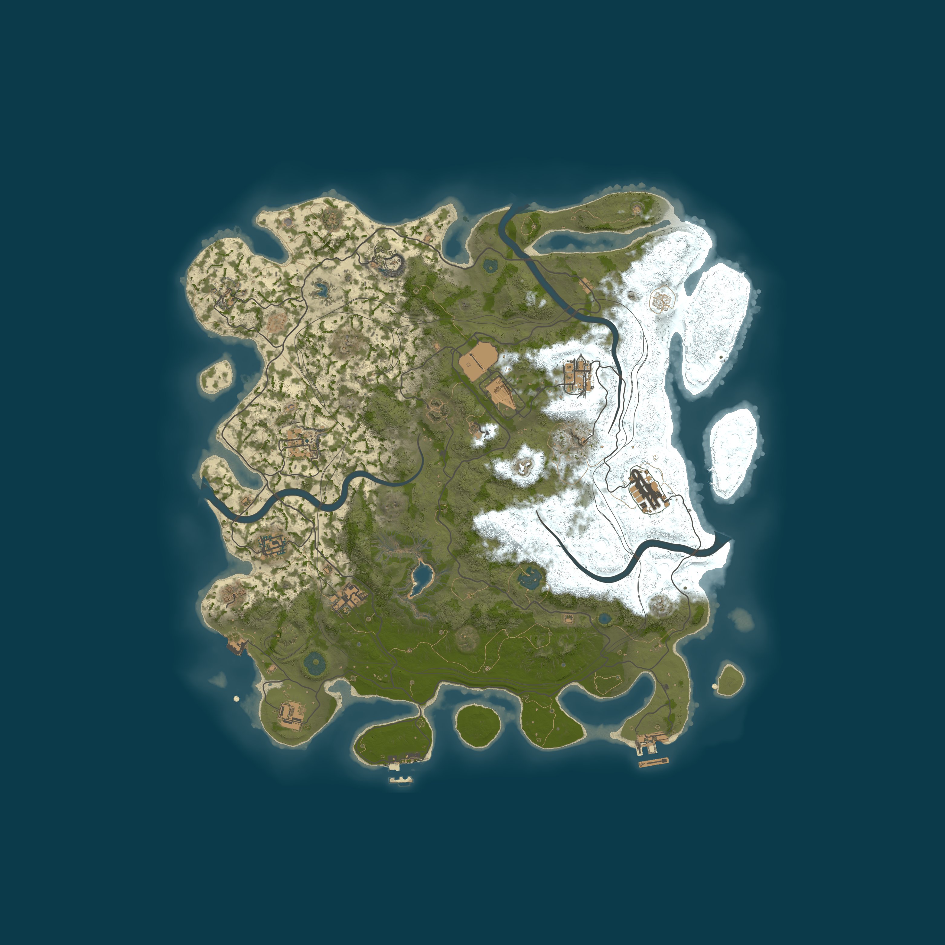 Procedural Map, size 4250, seed 562062165